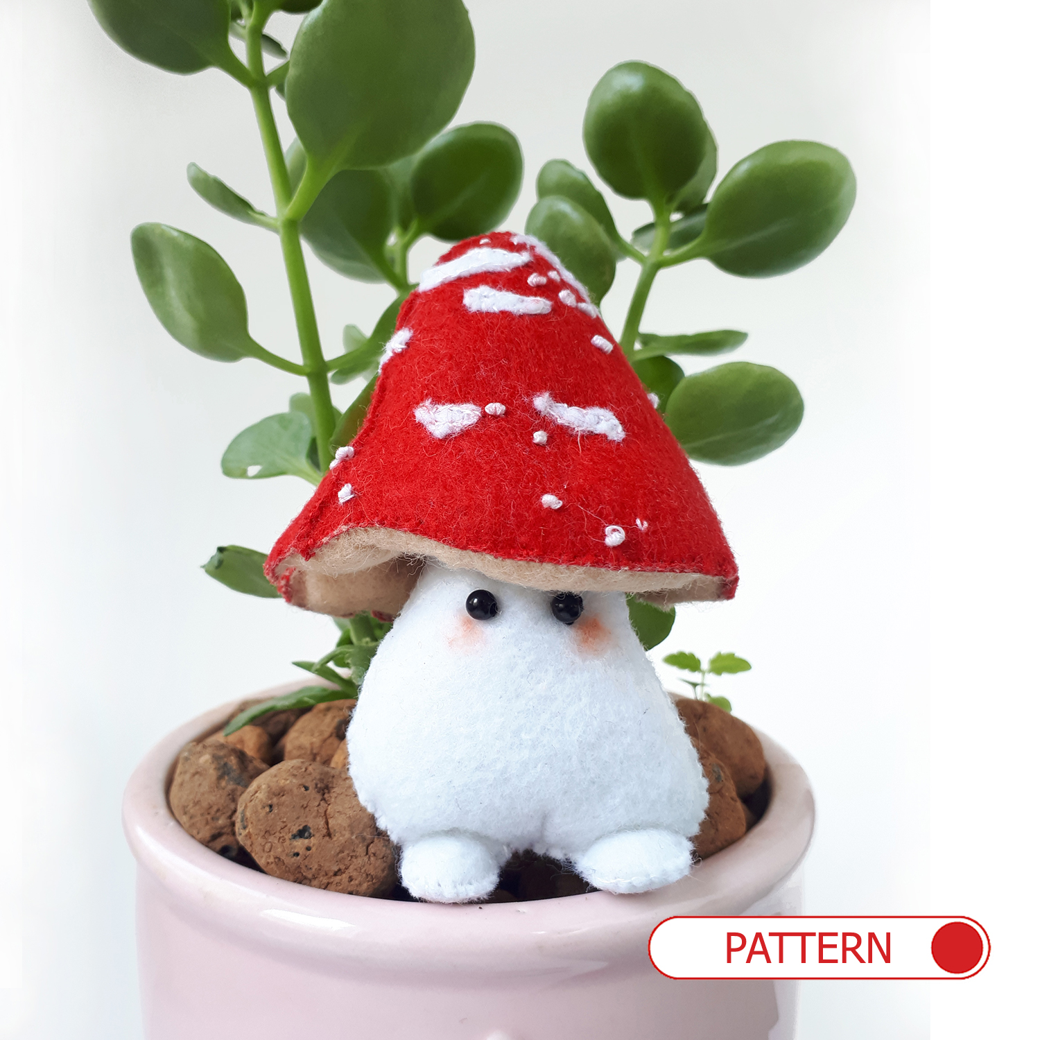 stuffed toy mushroom