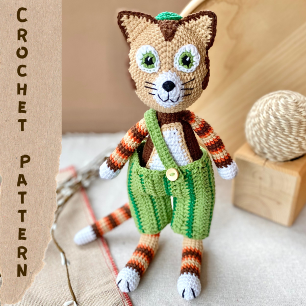 Findus cat crochet pattern