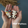 Crochet pattern Unicorn and Cow