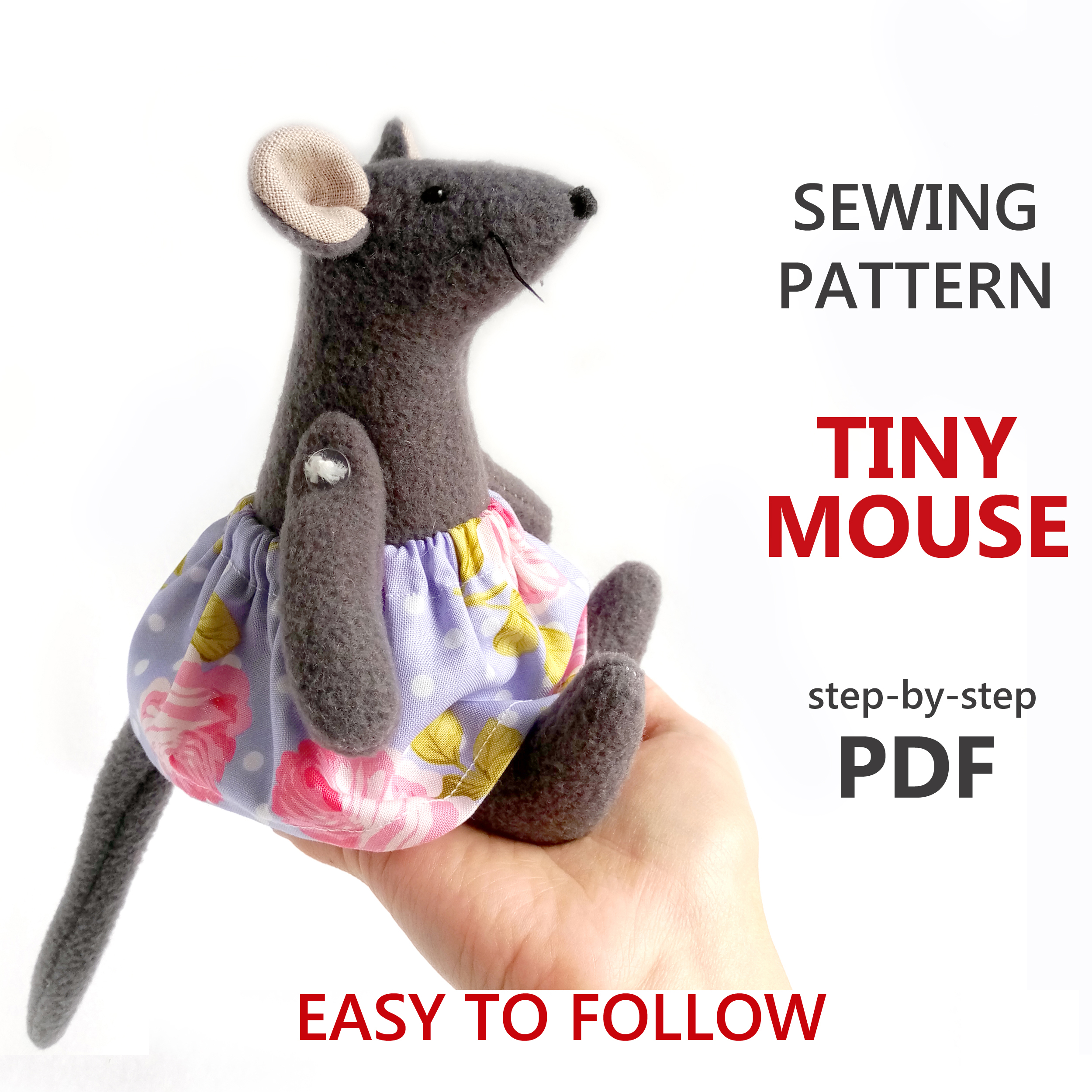 DIY Doll Kit Make Your Own Interior Doll Sewing Kit Pattern kitty 