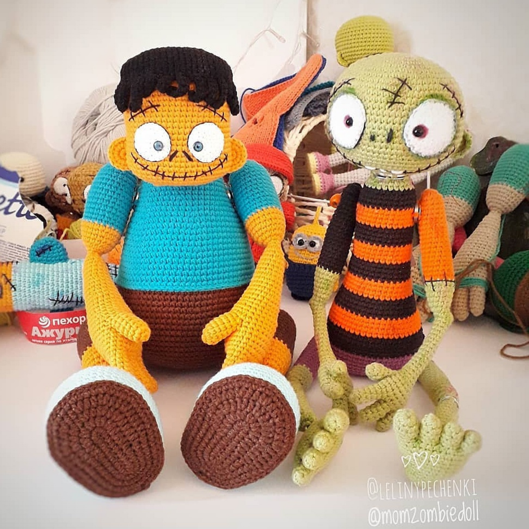 Zombie FRANKIE Crochet pattern amigurumi toy momzombiedoll 4 Zombie FRANKIE Mitrofan