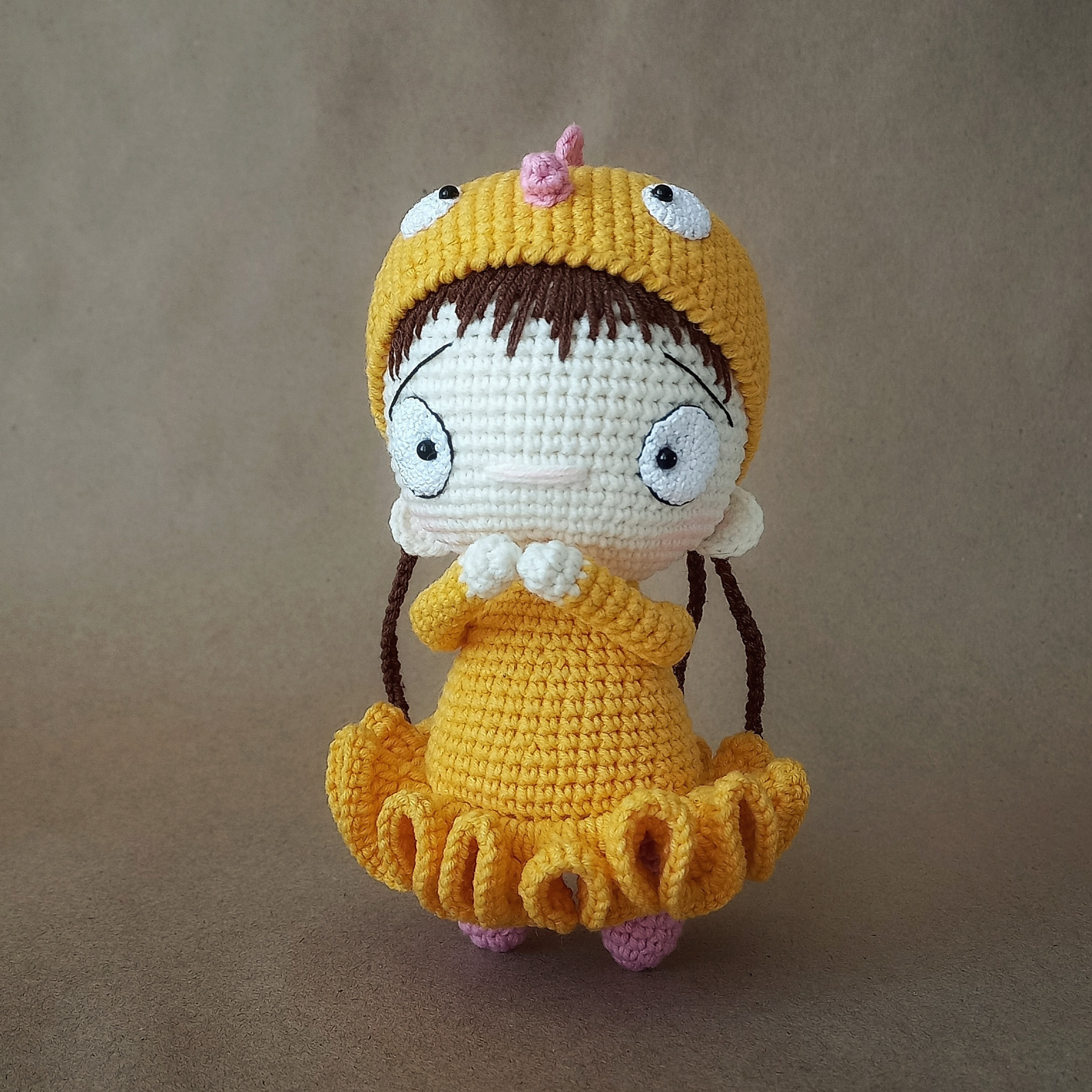Baby chick doll crochet pattern amigurumi momzombiedoll humans 3 Baby chick crochet pattern humans