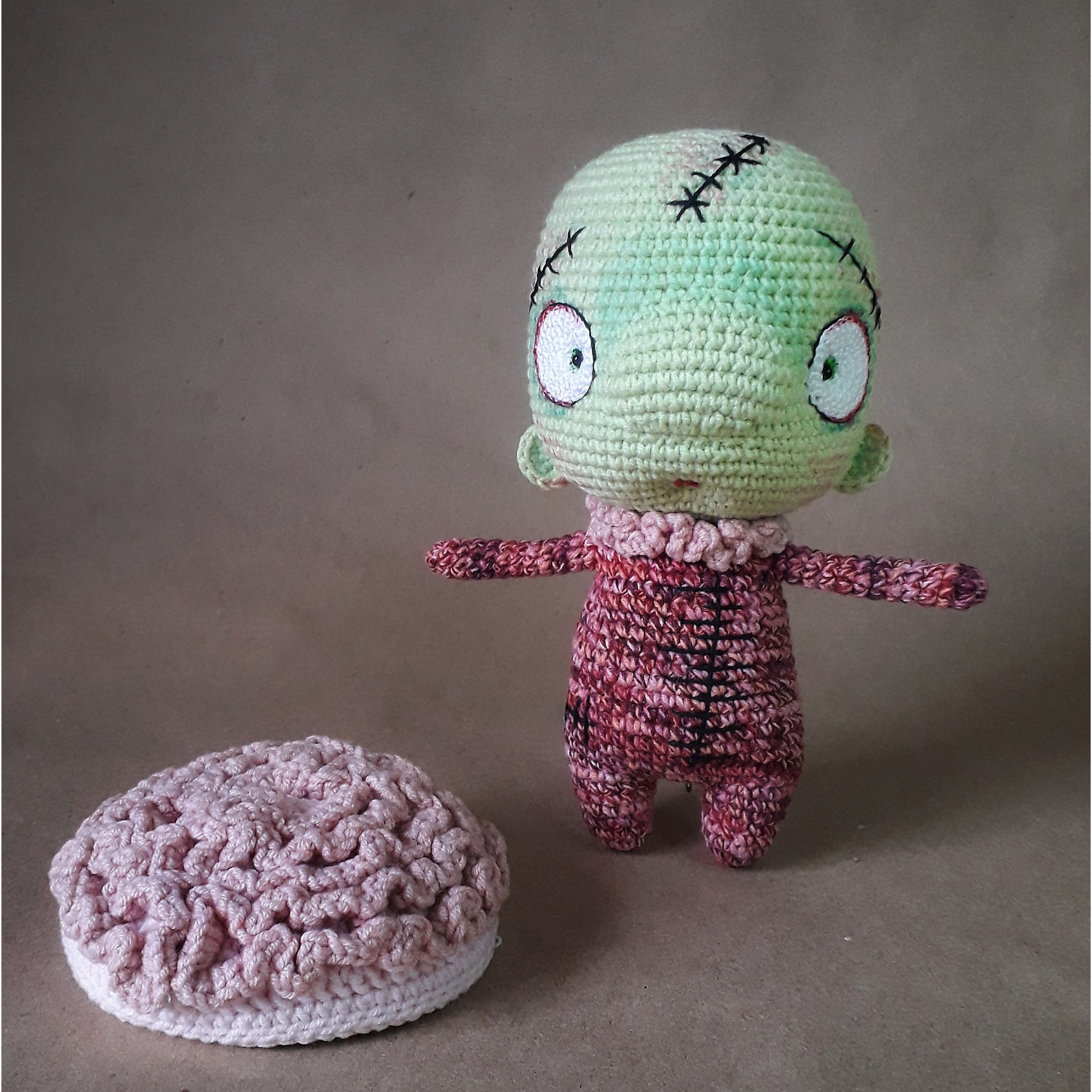 Baby zombie crochet pattern halloween toy momzombiedoll humans 2 Baby zombie humans