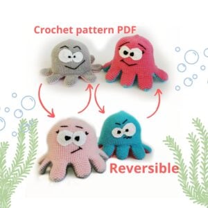 Reversible Octopus crochet pattern