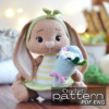 crochet pattern amigurumi cute bunny with a bouquet verma toys patterns