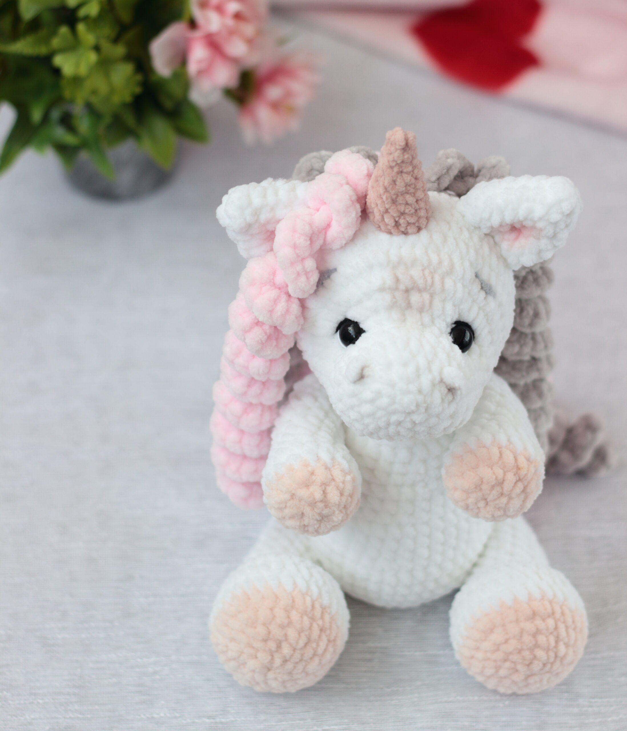 Crochet Unicorn PATTERN PDF, Plush pattern, Rainbow plush unicorn 4 1400000071 scaled