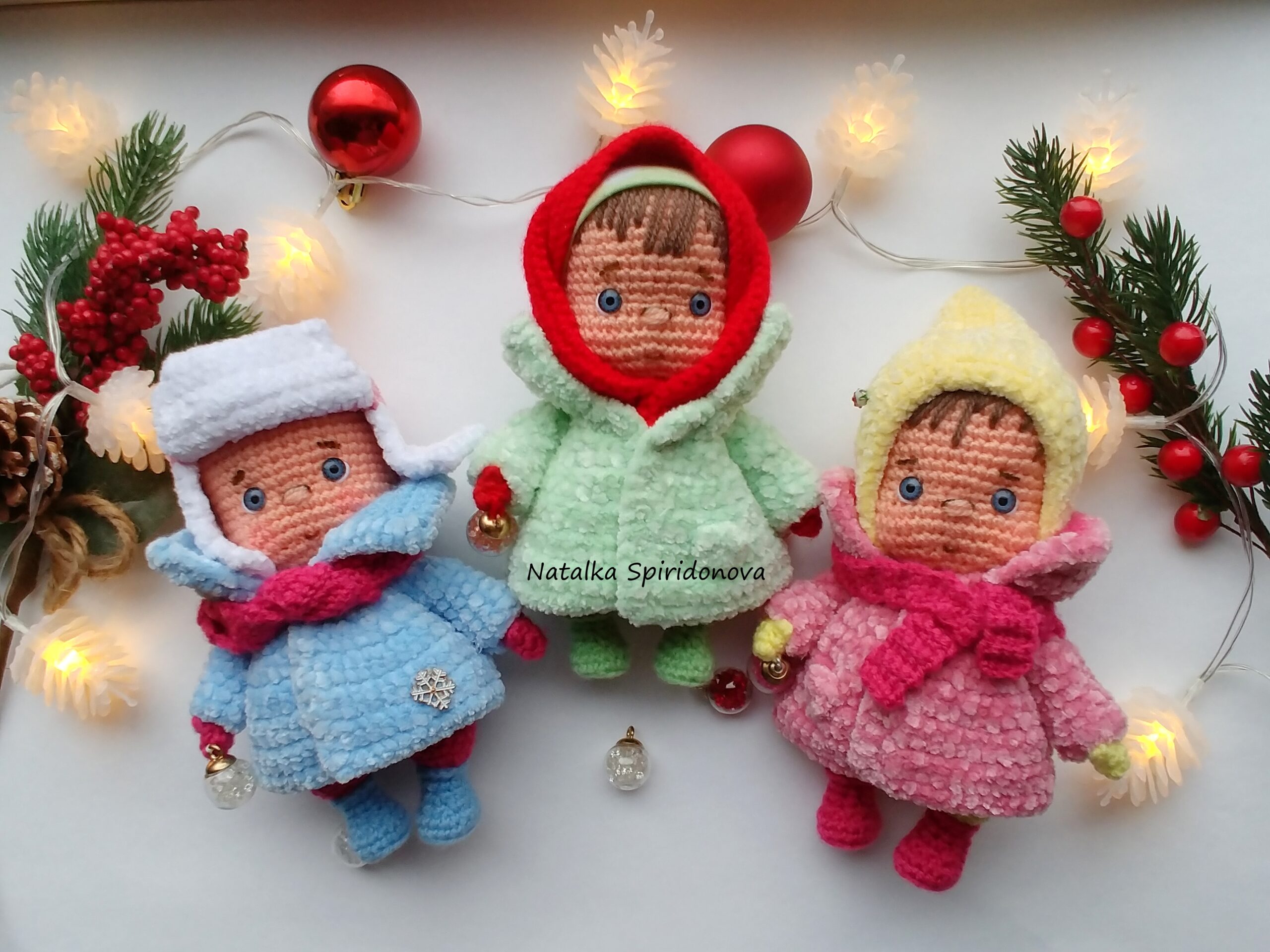 Crochet pattern Winter babies, amigurumi, pdf, video lessons 1 Crochet pattern amigurumi Winter babies, pdf, video lessons