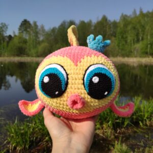 Crochet fish pattern by Goozelltoys