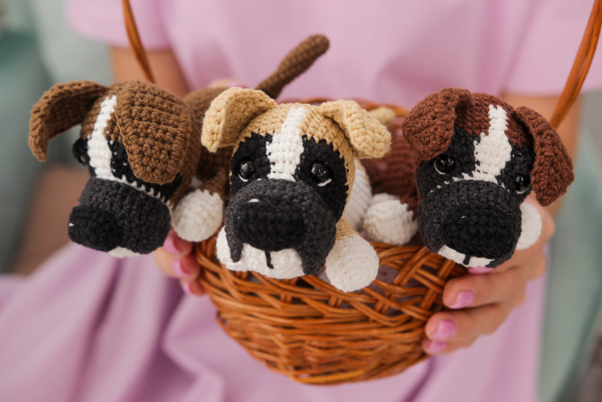 Crochet Boxer dog pattern, amigurumi dog pattern, - DailyDoll Shop