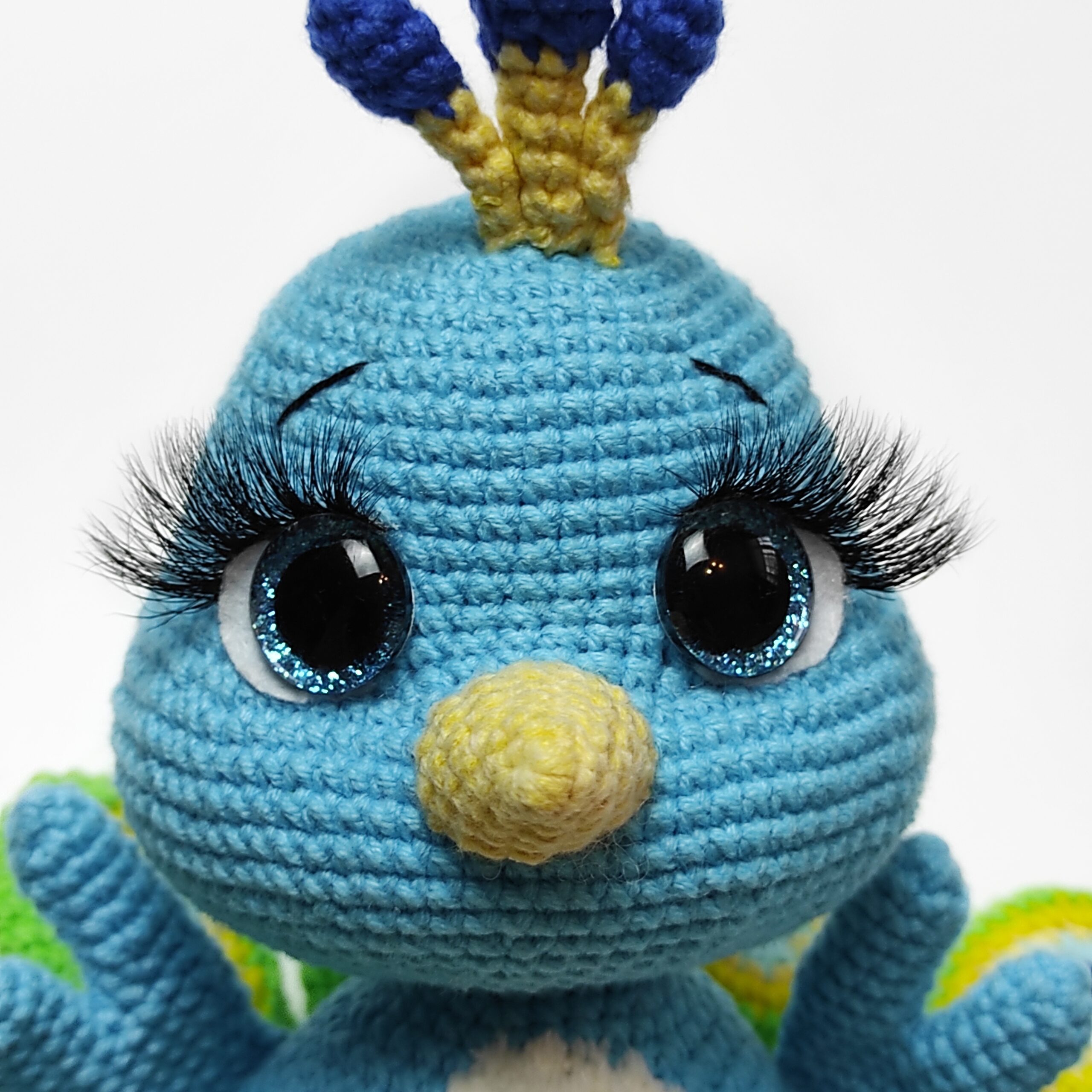 Paisley the Peacock Amigurumi Knit & Crochet Kit