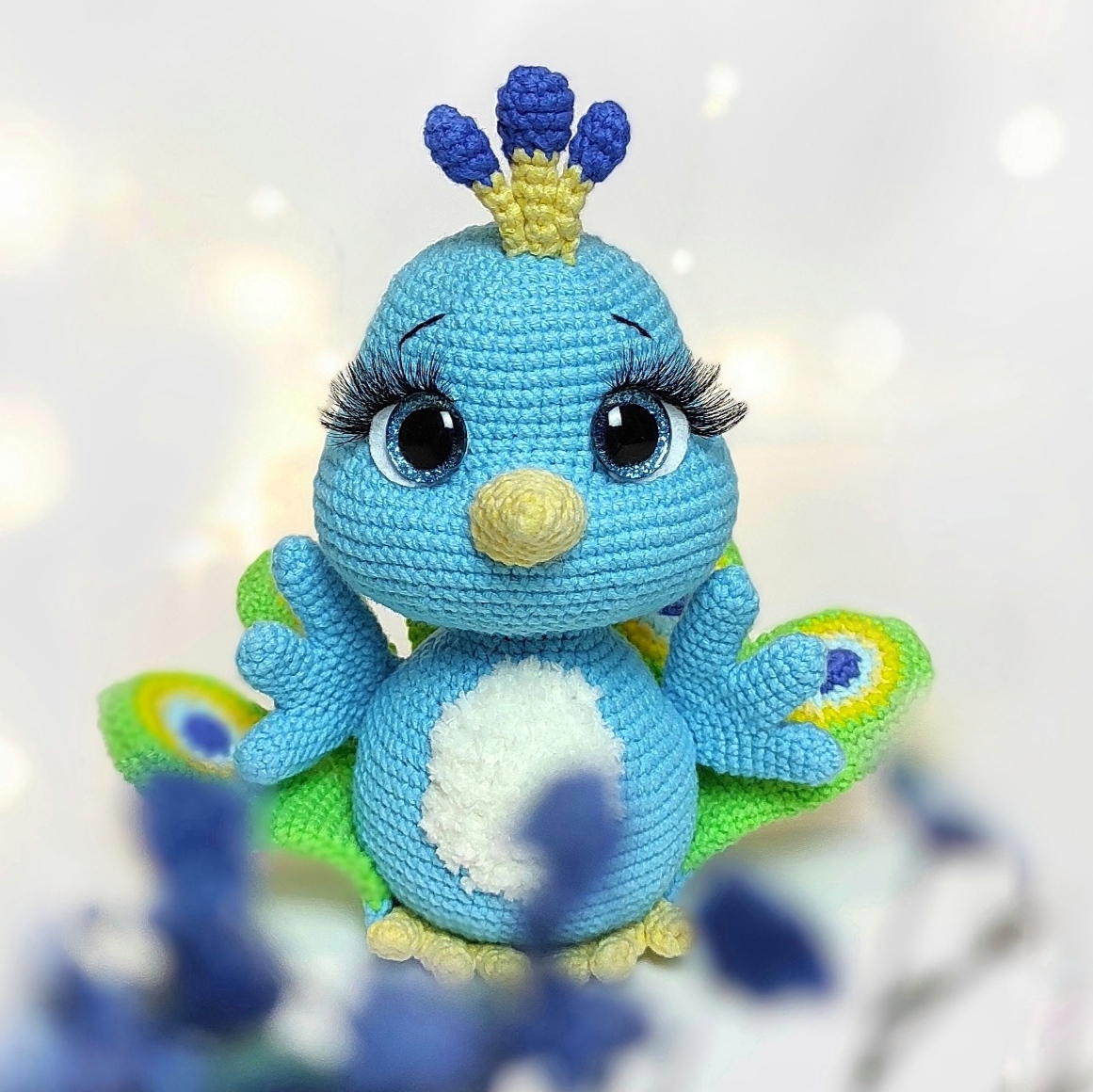 Knit & Crochet Amigurumi Kits - Peacock