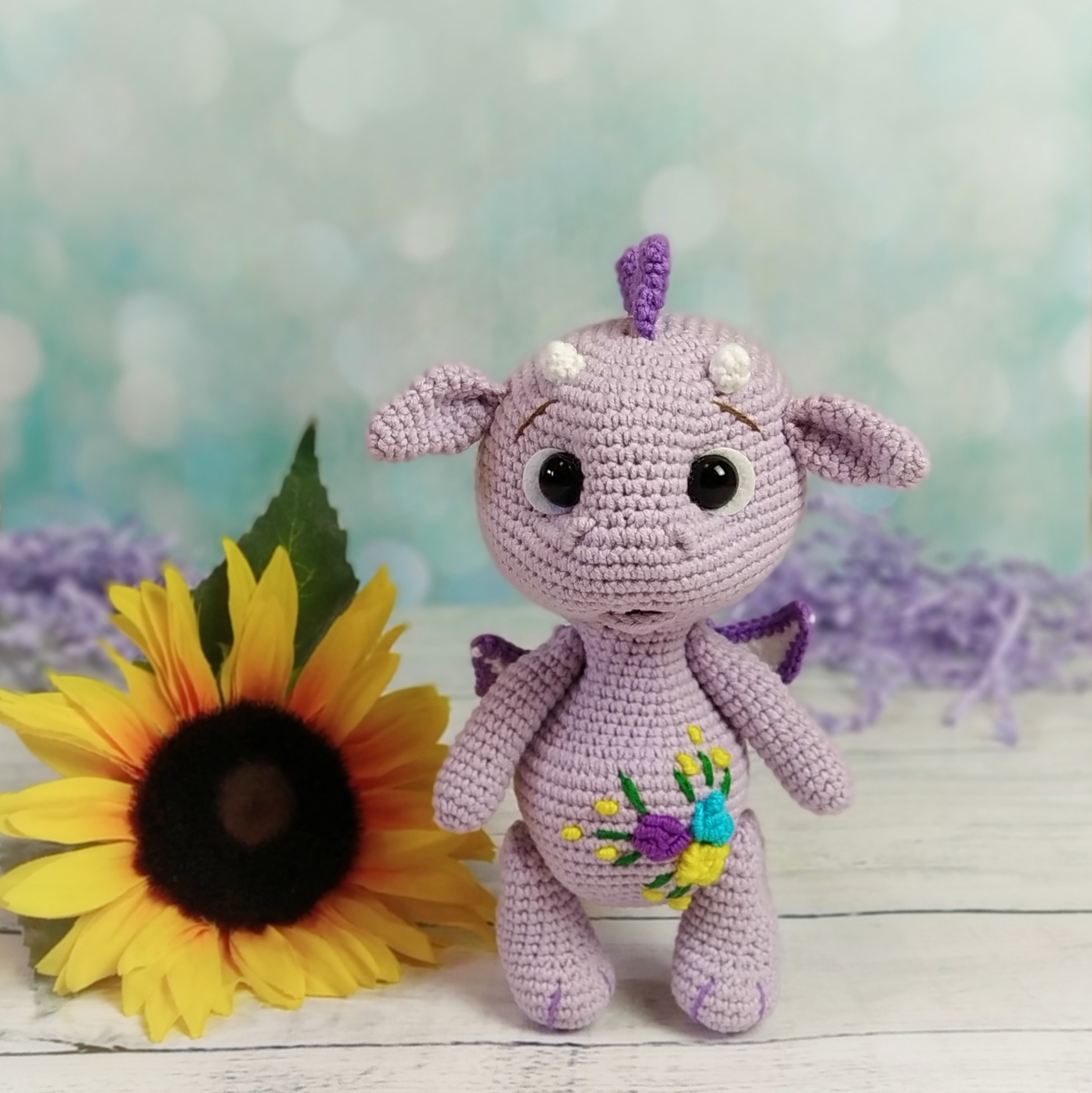 Dragon crochet pattern, amigurumi dragon (PDF) 2 1649759206216