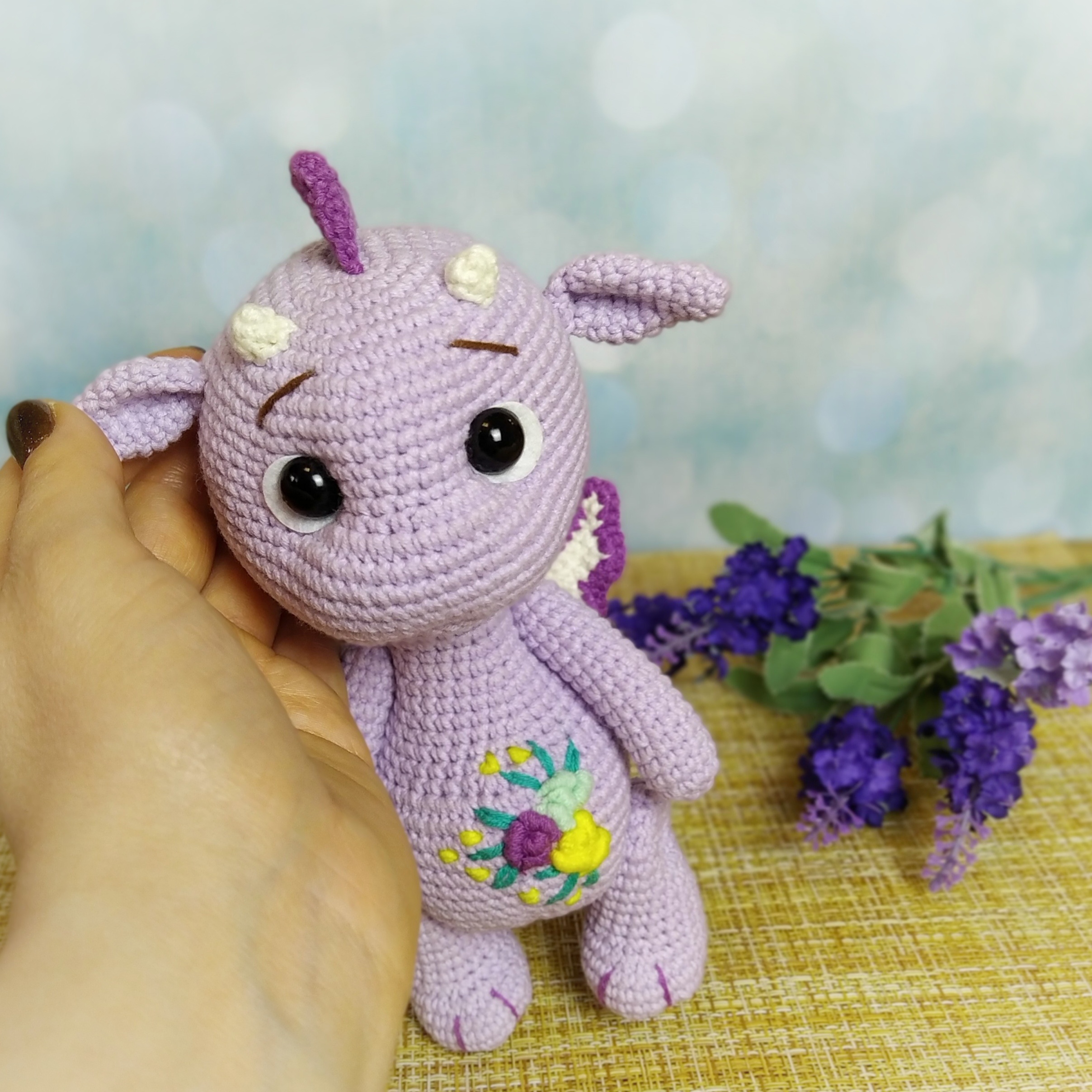 Dragon crochet pattern, amigurumi dragon (PDF) 3 1649759206233