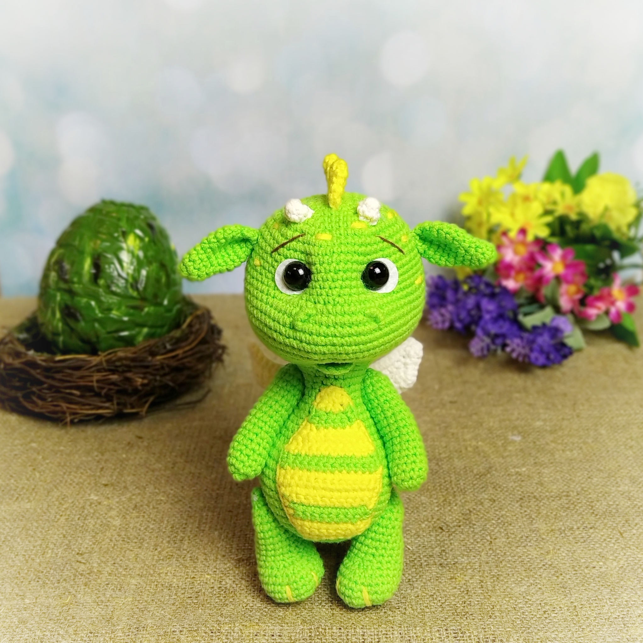 Dragon crochet pattern, amigurumi dragon (PDF) 4 1649759206250