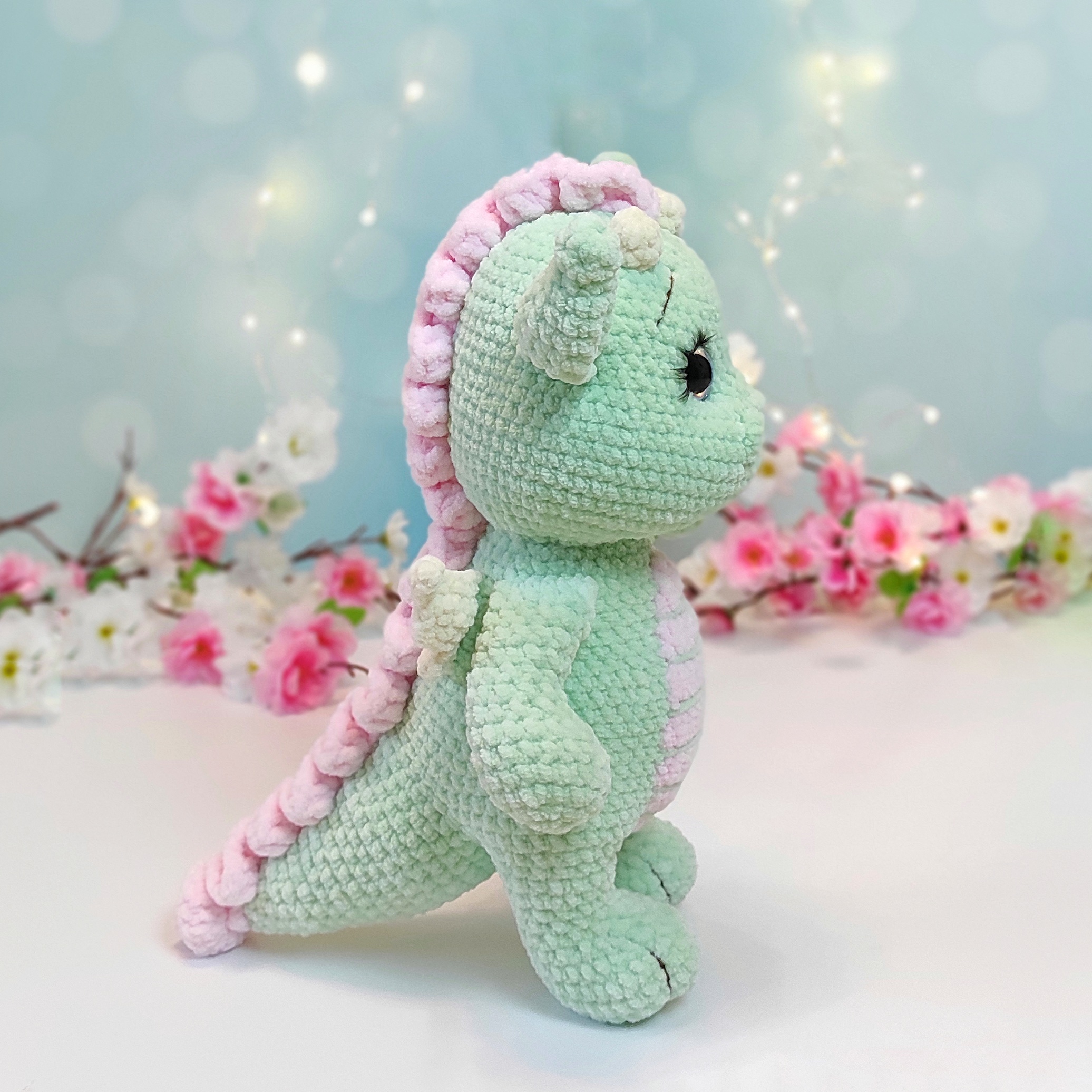 Dragon crochet pattern, Plush Dragon, amigurumi animals PDF