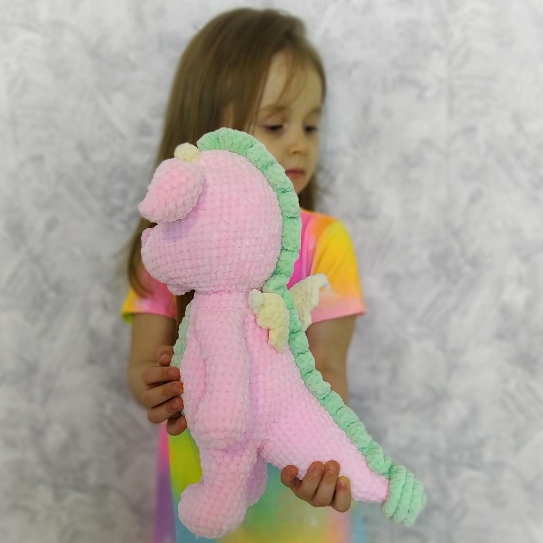 Crochet Light Fury pattern, dragon amigurumi Eng PDF - DailyDoll Shop