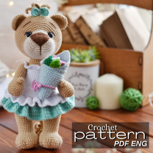 crochet pattern amigurumi lioness Milori verma toys patterns