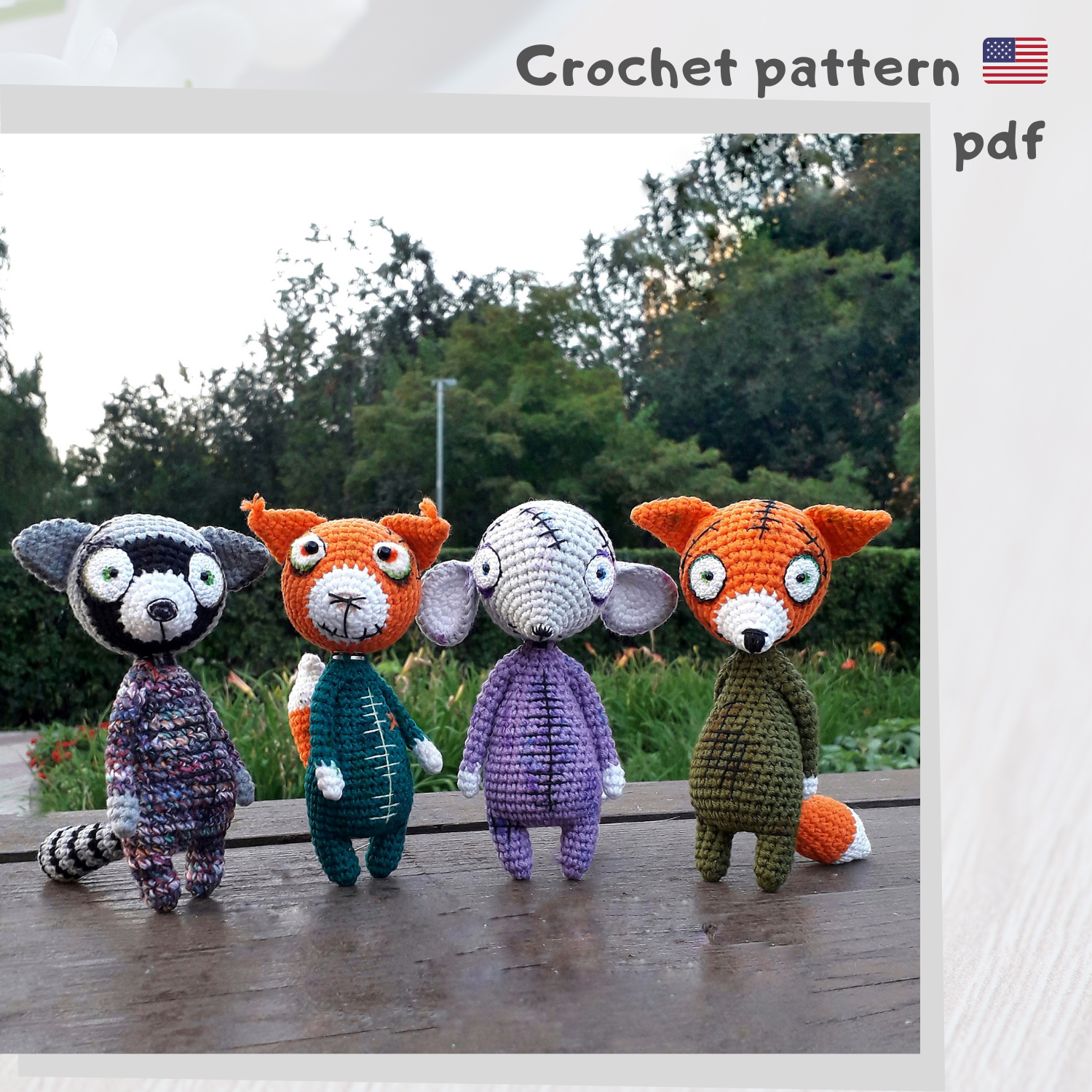 zombie animals 2 crochet pattern zombie animals 2 crochet pattern