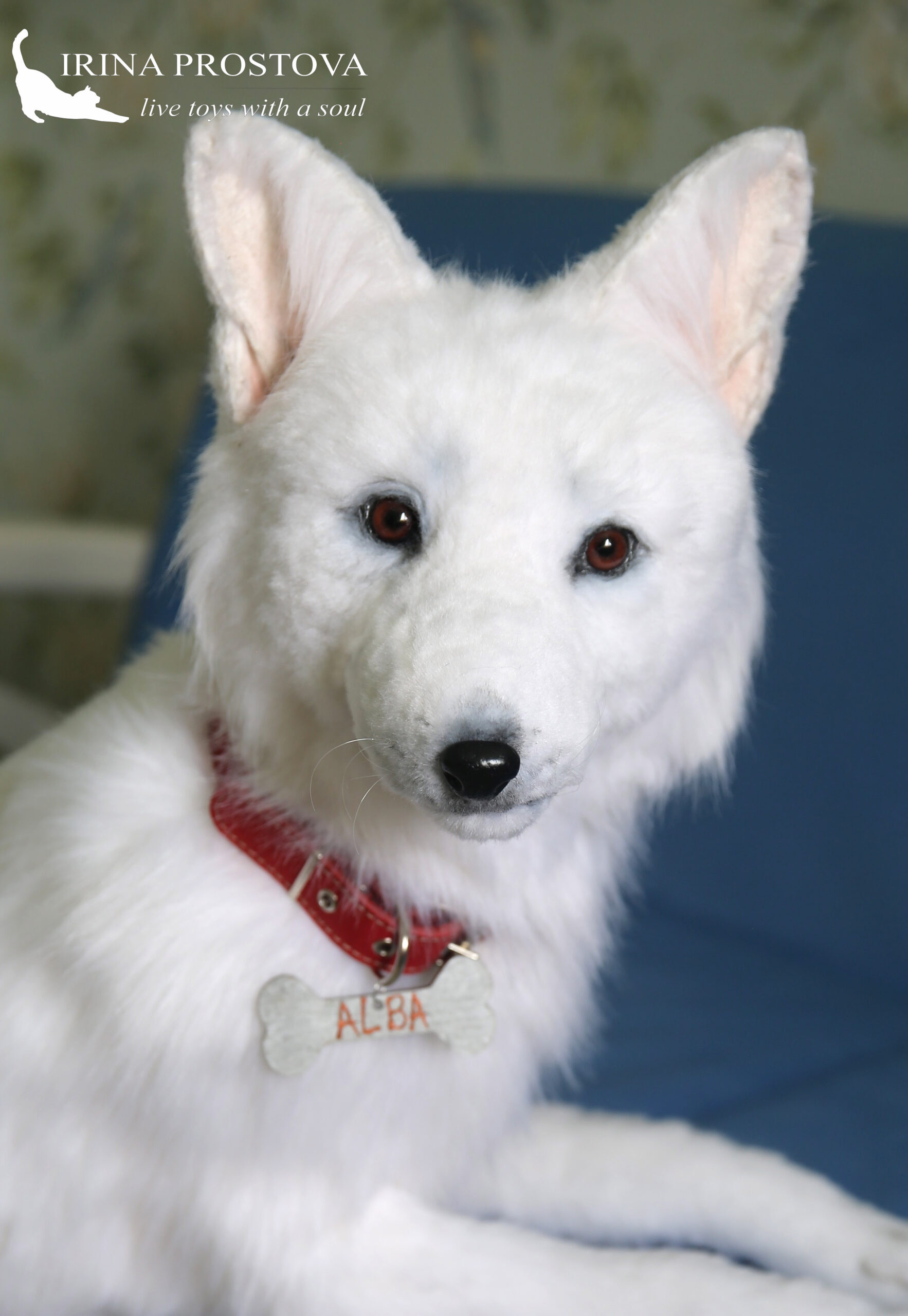 white shepherd plush