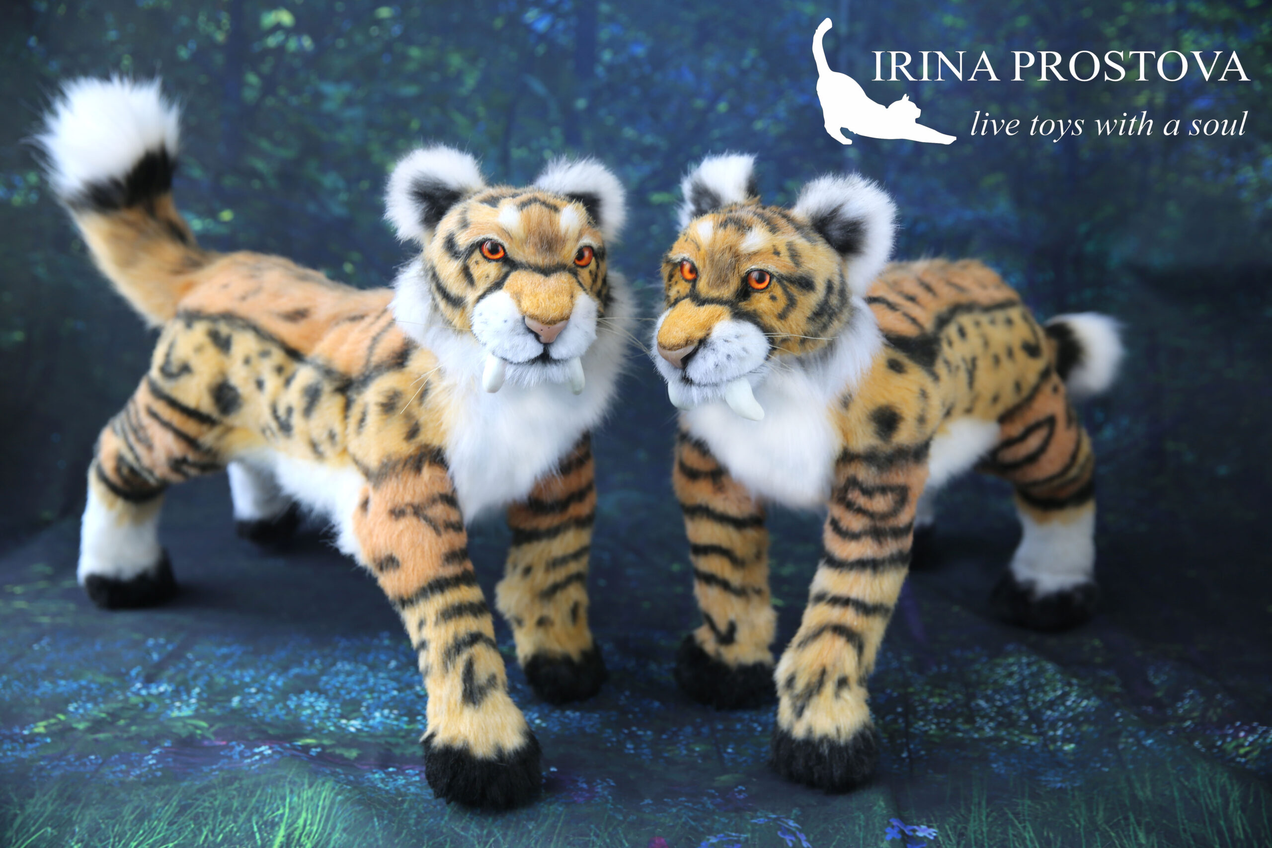 saber tooth tiger plush toys