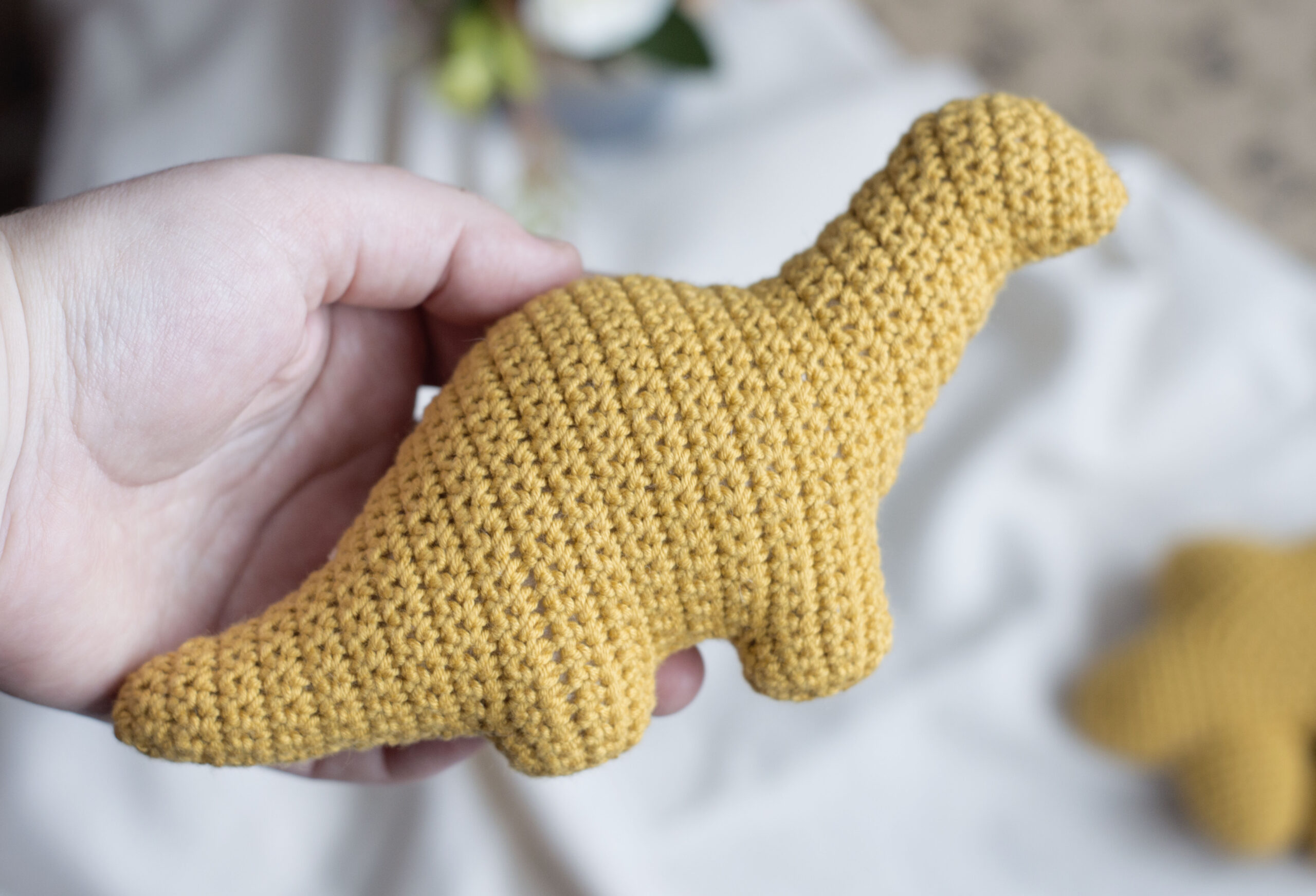Crochet dino nugget pattern, Easy 