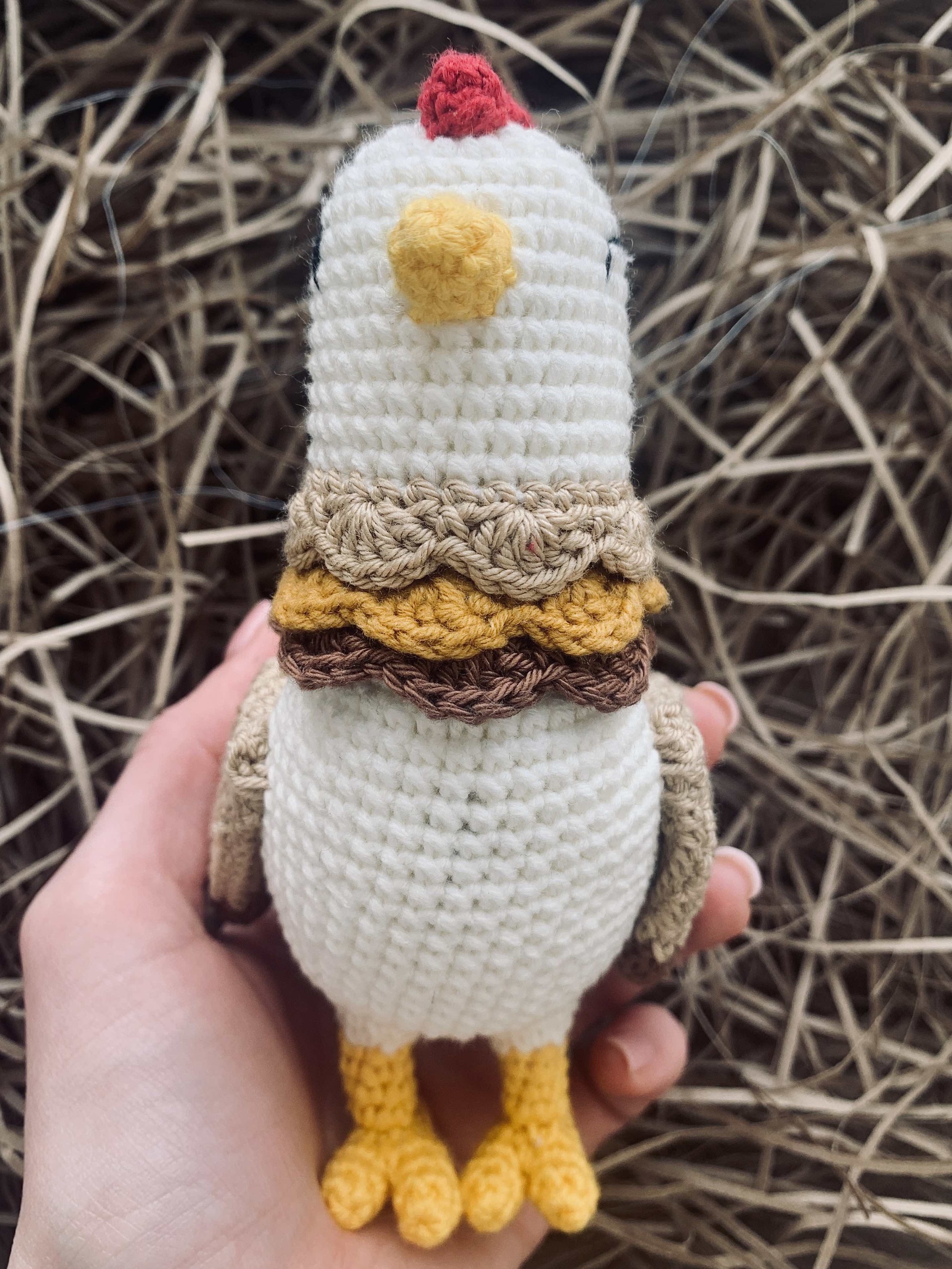 Chicken and Rooster amigurumi toy pattern | hen and cock crochet toy pattern 3 2 24