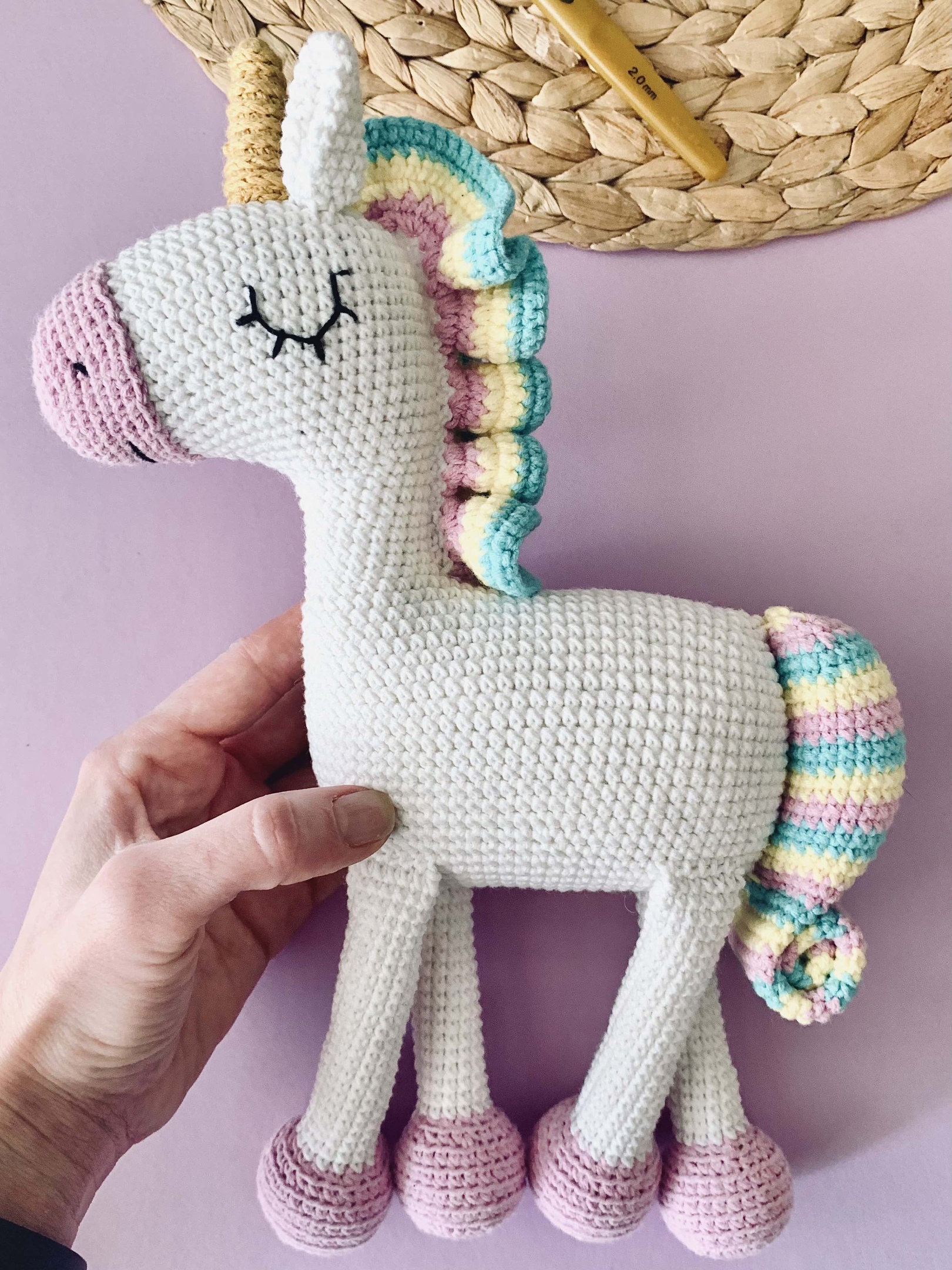Unicorn amigurumi toy pattern PDF | unicorn crochet toy pattern | Horse amigurumi crochet toy pattern - animal amigurumi pdf tutorial 7 2 25