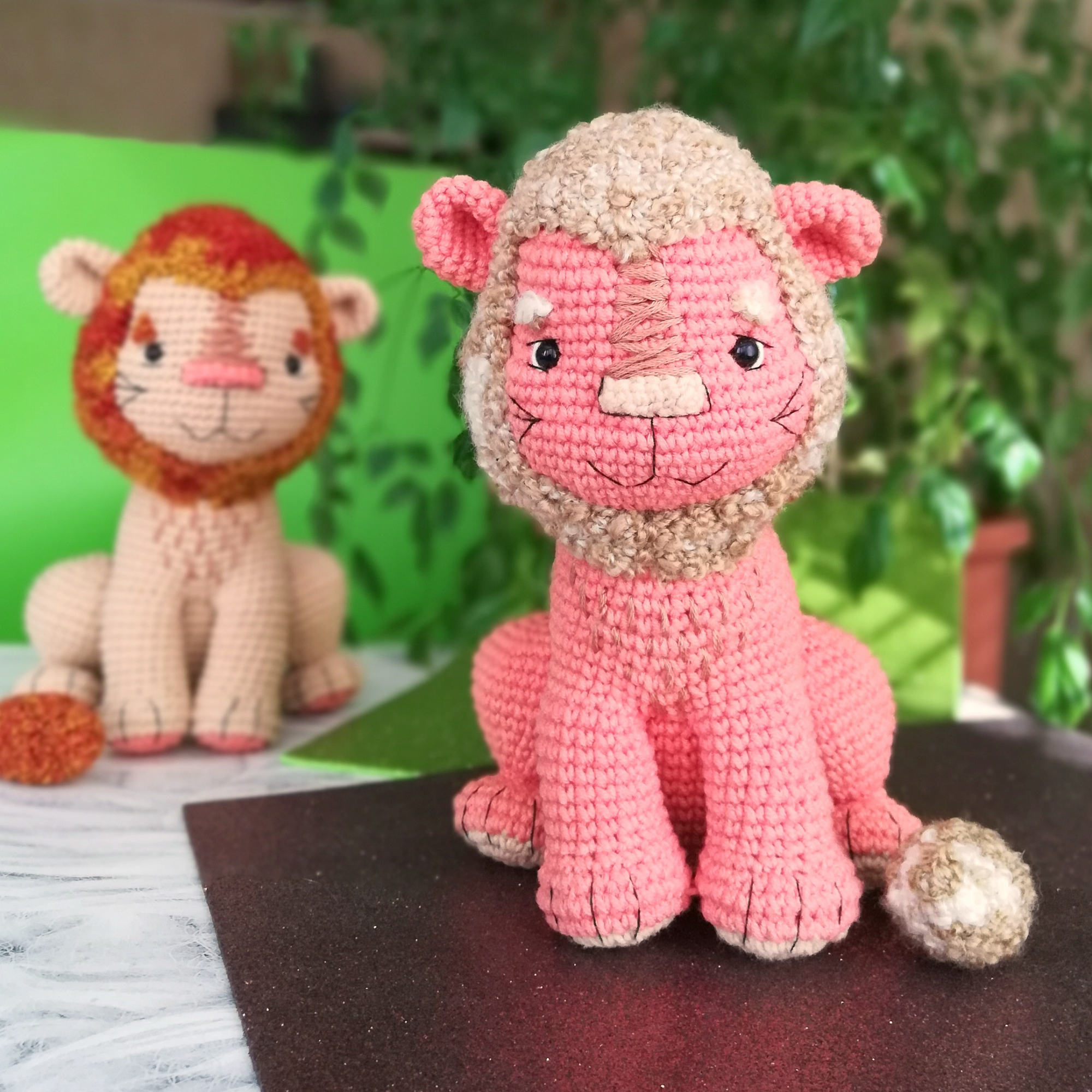 Crochet Lion Amigurumi Toy Pattern 4 Crochet lion pattern, amigurumi toy animal by CrochetToysForKids