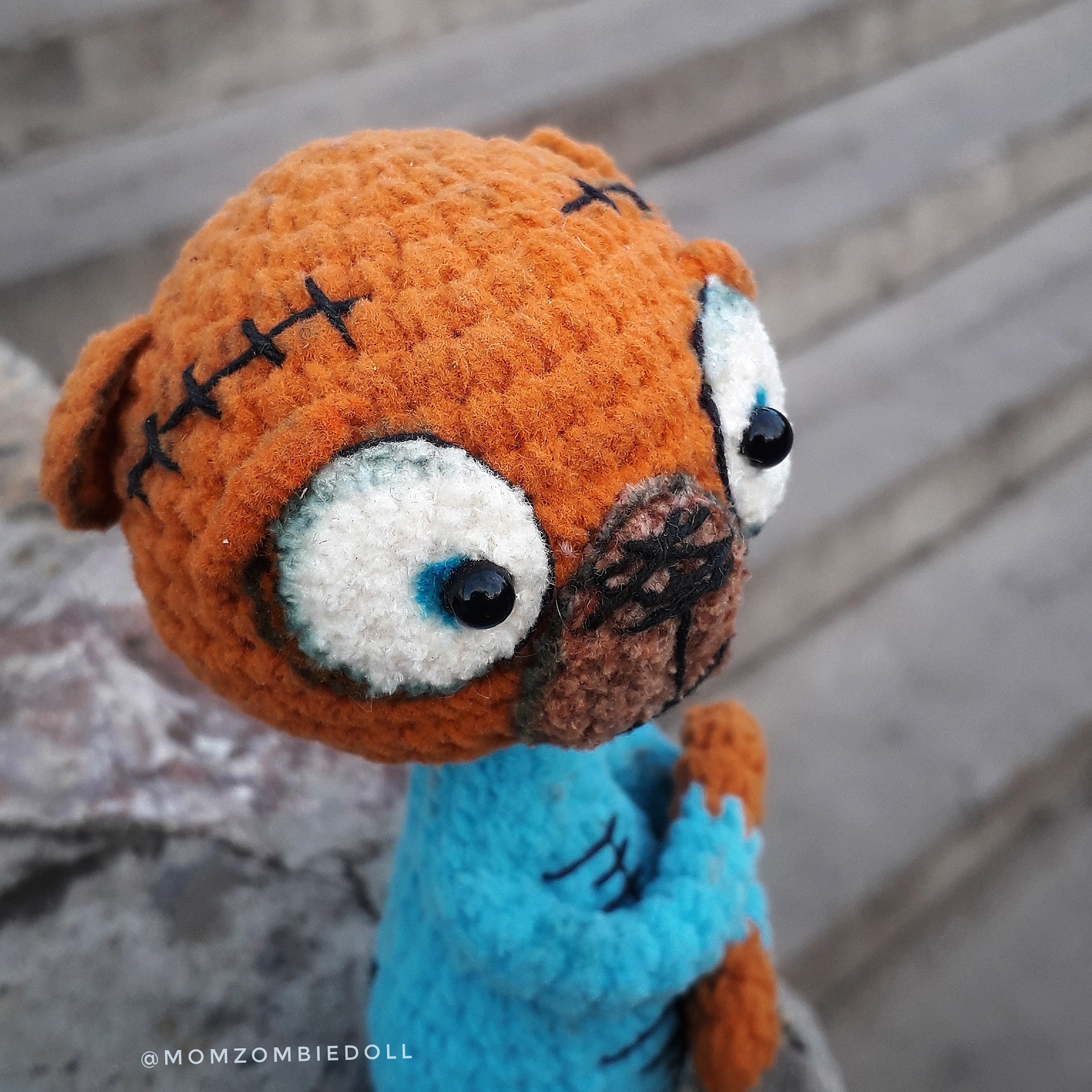 Zombie ANIMALS 1 Crochet pattern amigurumi toy momzombiedoll 5 zombie animals 1 crochet pattern