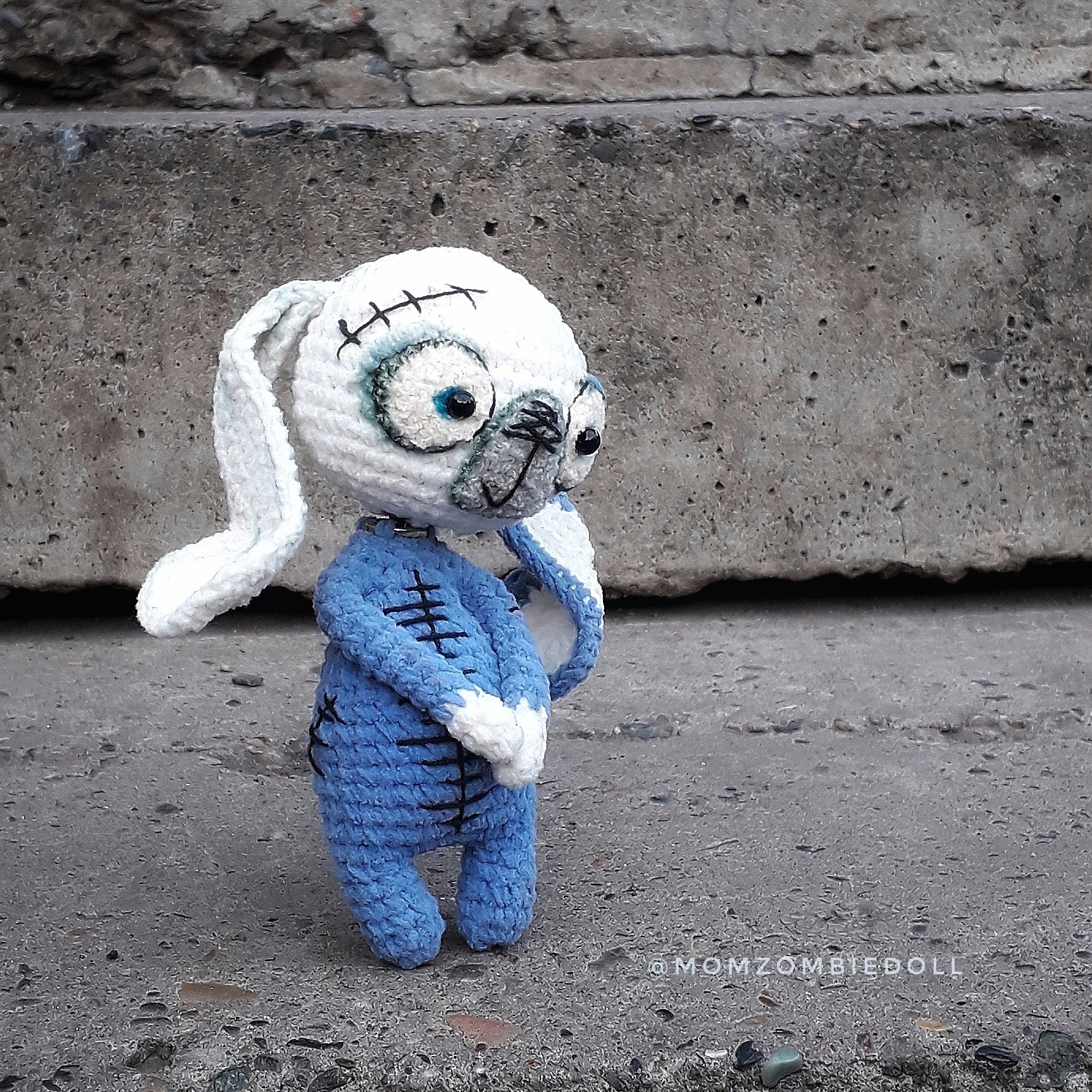 Zombie ANIMALS 1 Crochet pattern amigurumi toy momzombiedoll 4 zombie animals 1 crochet pattern