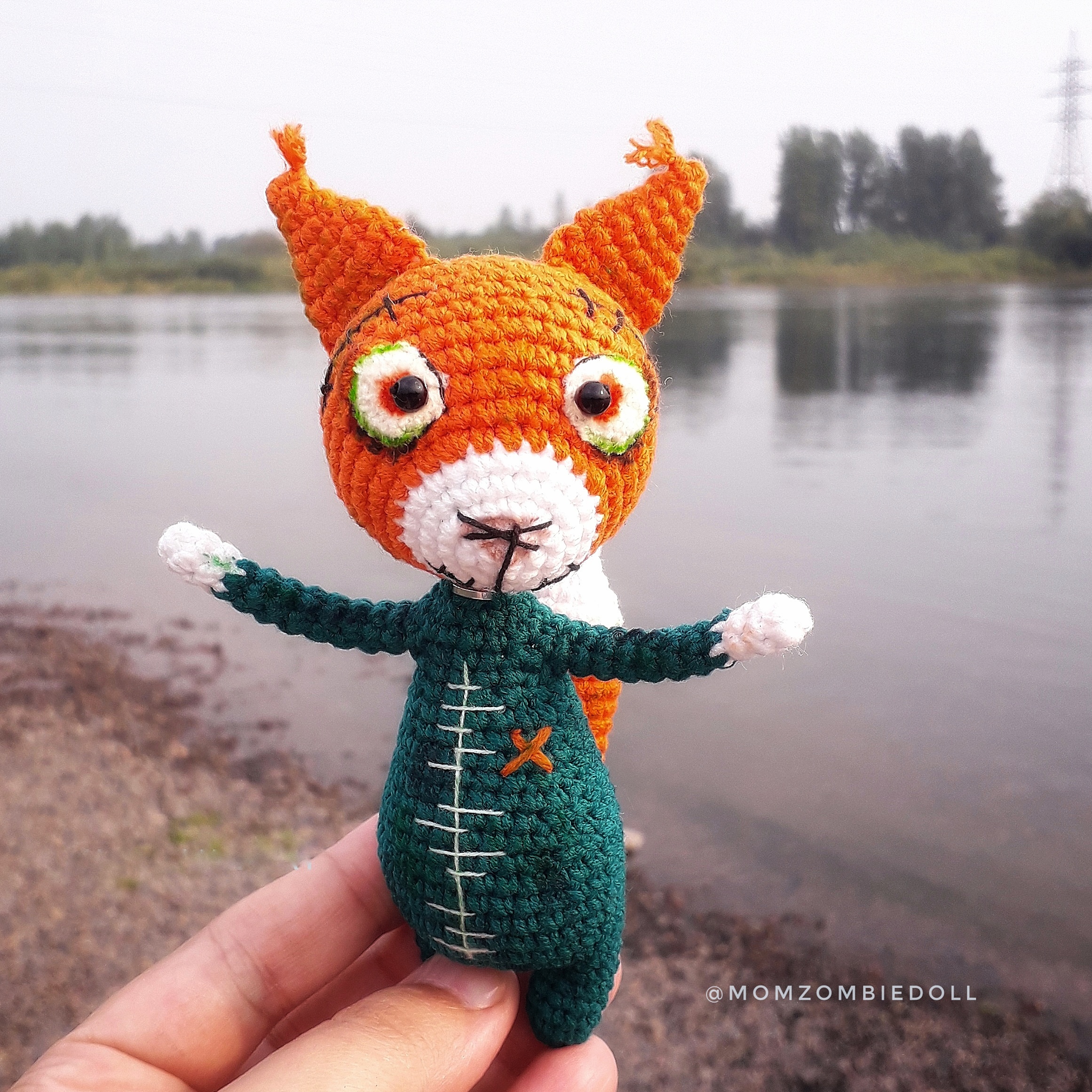 Zombie ANIMALS 2 Crochet pattern amigurumi toy momzombiedoll 3 zombie animals 2 crochet pattern