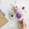 crochet rattle butterfly