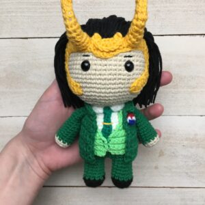 Loki president crochet pattern