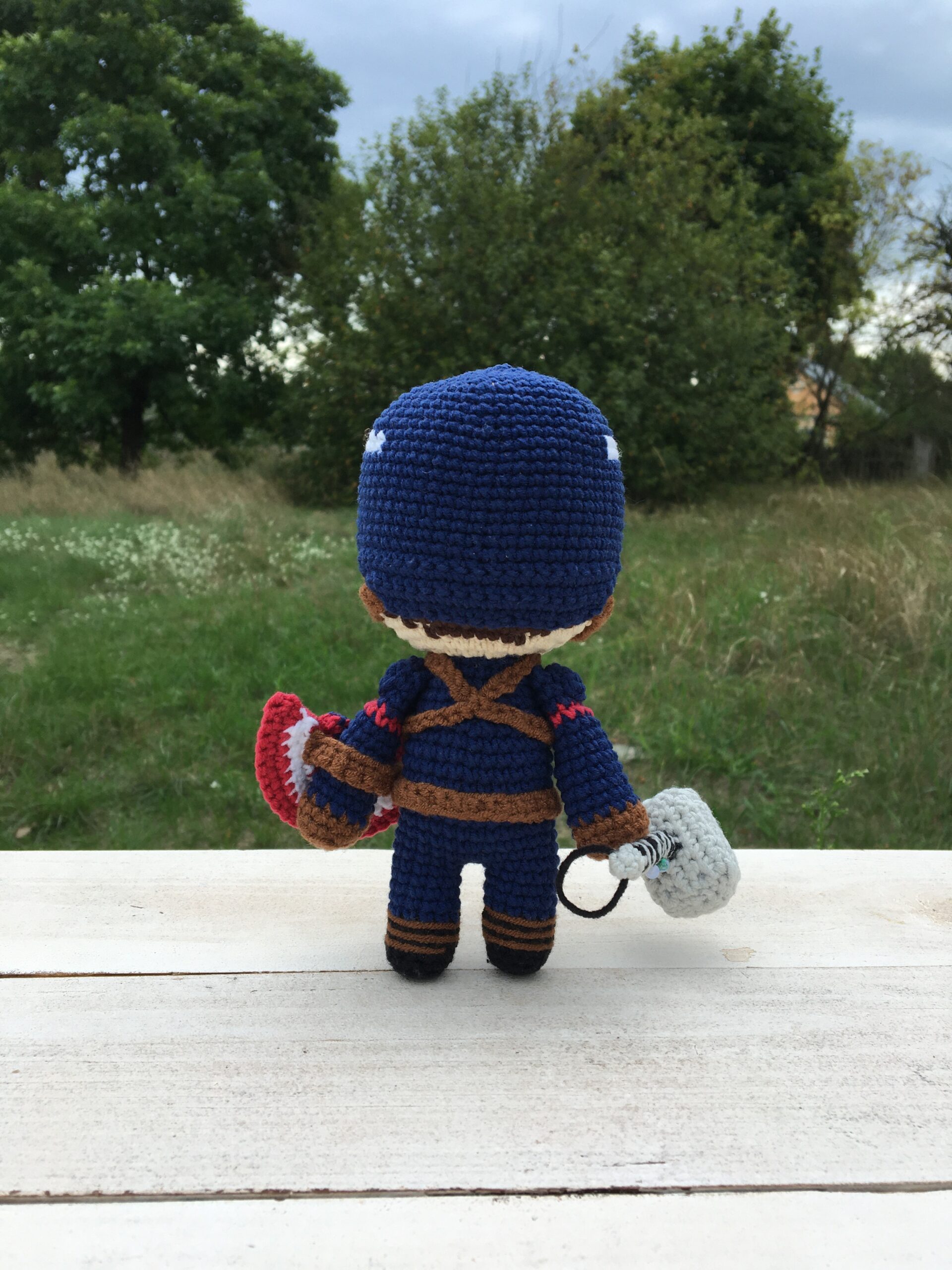 Captain America crochet pattern PDF DailyDoll Shop