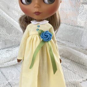 Clothes for blythe, Blythe doll, blythe clothes, blythe doll clothes, blythe, custom blythe doll, blythe dress, blythe outfit, pullip, dress for blythe, blythe ooak, blythe doll outfit, cotton blythe dress, blythe skirt