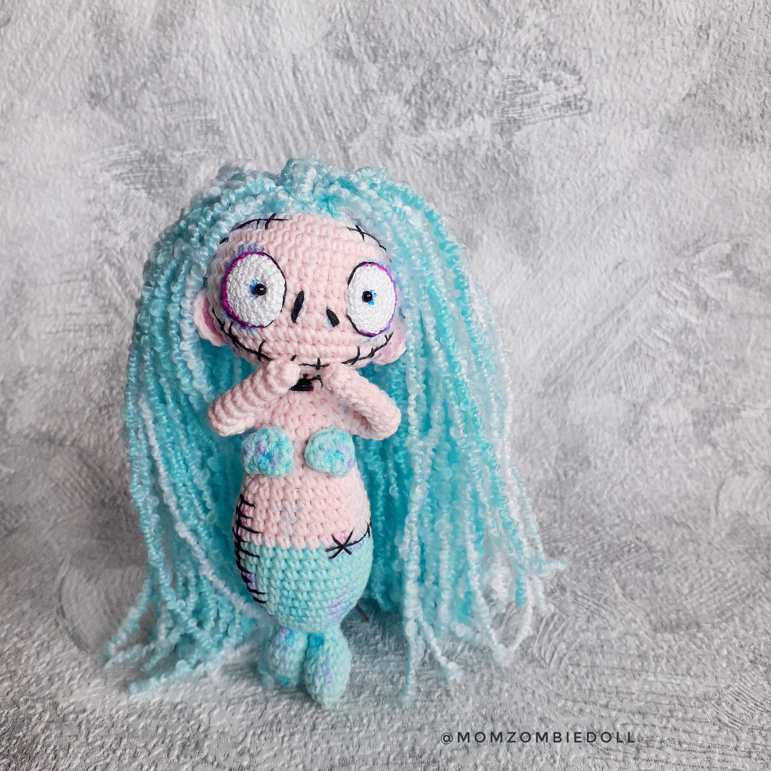 Zombie MERMAID Crochet pattern amigurumi toy momzombiedoll 3 20210330 112127 01 scaled