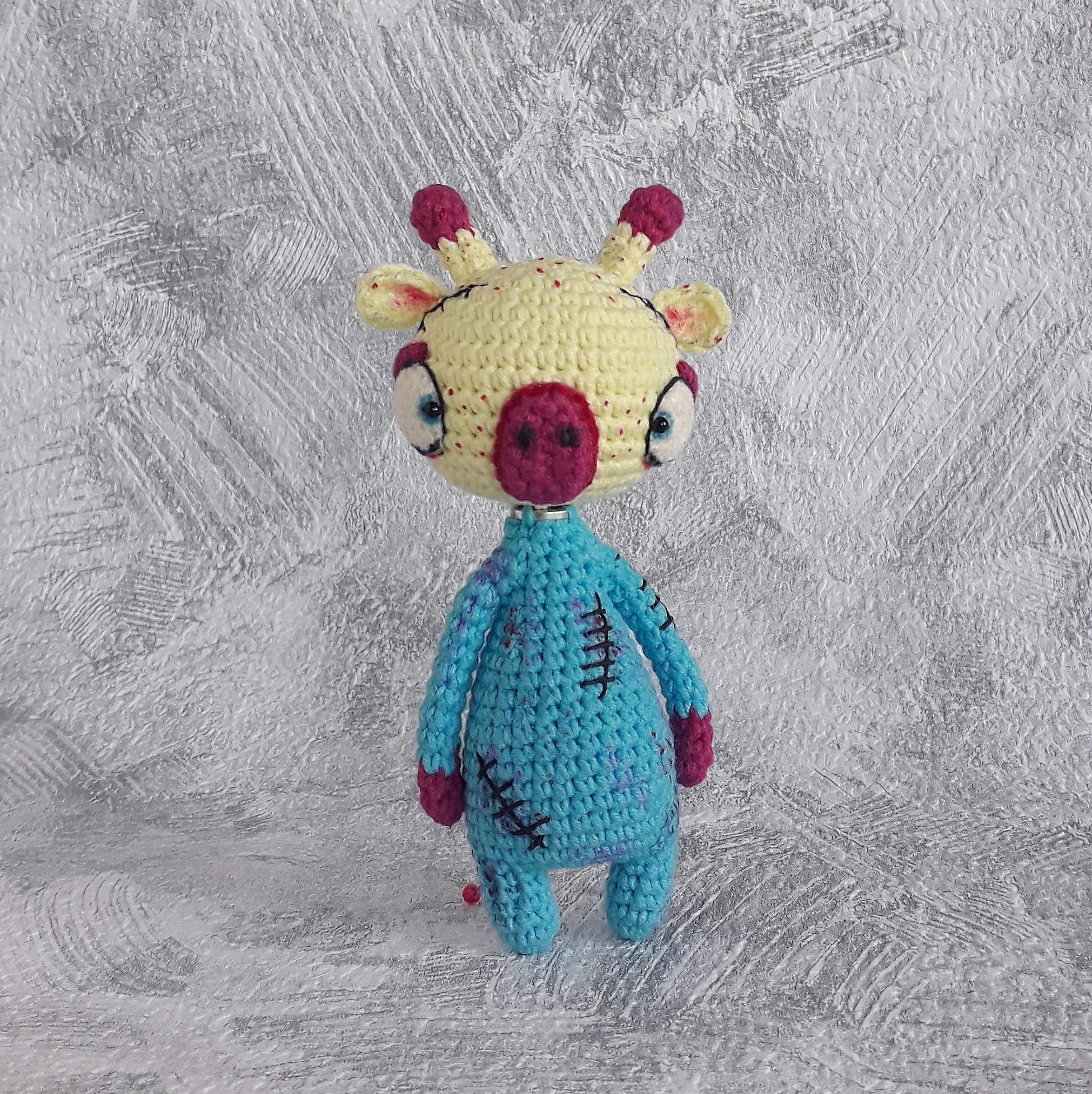 Zombie ANIMALS 1 Crochet pattern amigurumi toy momzombiedoll 7 zombie animals 1 crochet pattern
