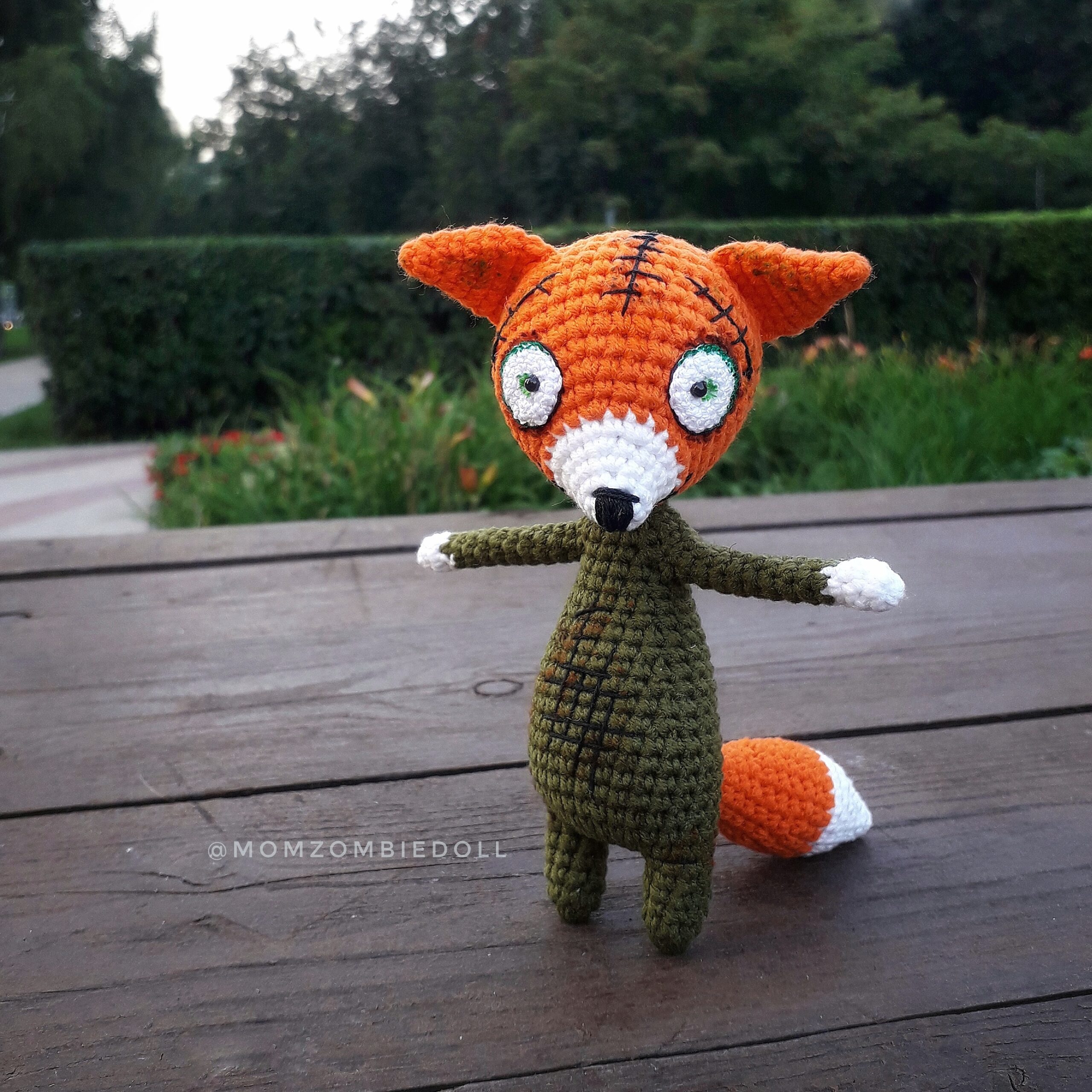 Zombie ANIMALS 2 Crochet pattern amigurumi toy momzombiedoll 1 zombie animals 2 crochet pattern