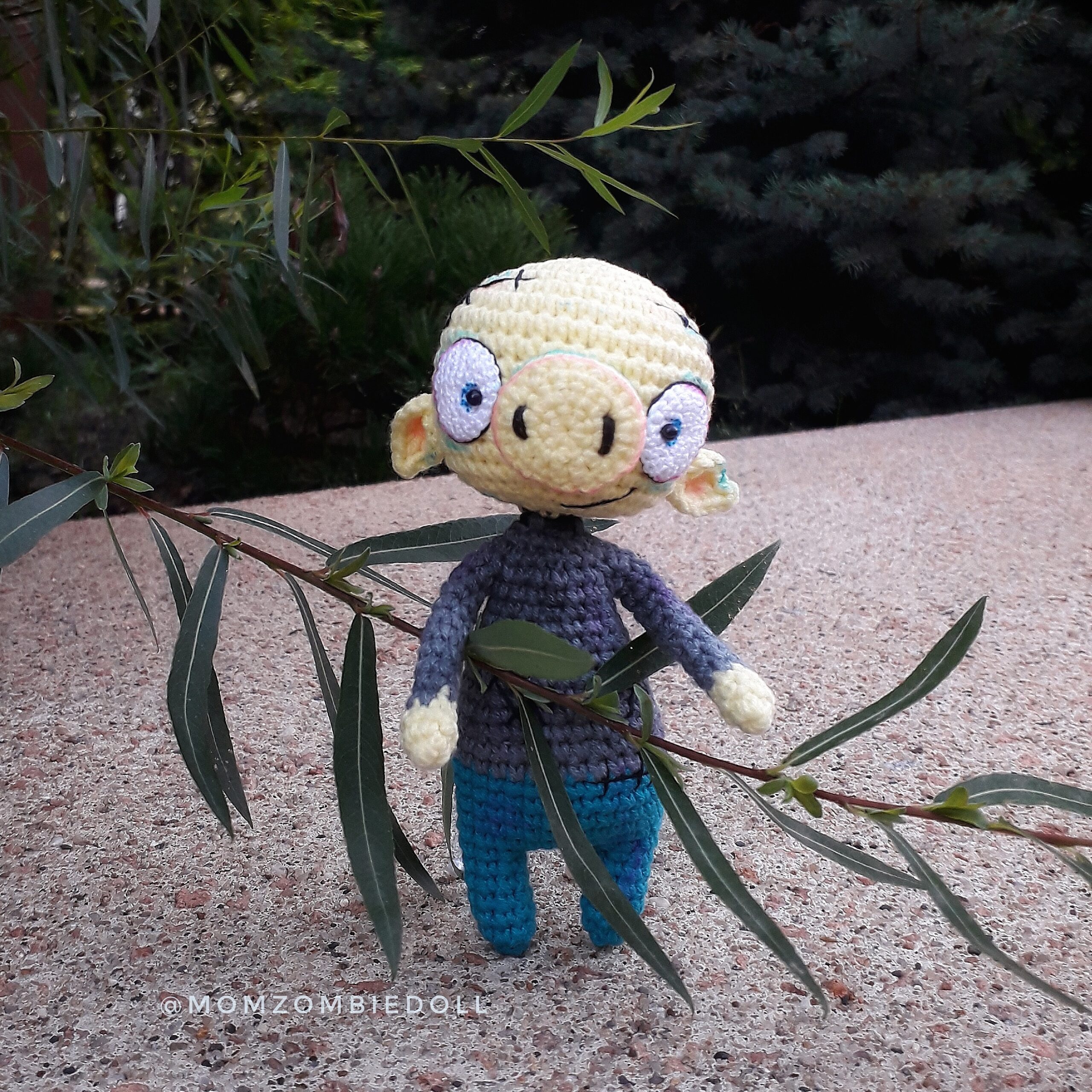 Zombie ANIMALS 1 Crochet pattern amigurumi toy momzombiedoll 1 zombie animals 1 crochet pattern