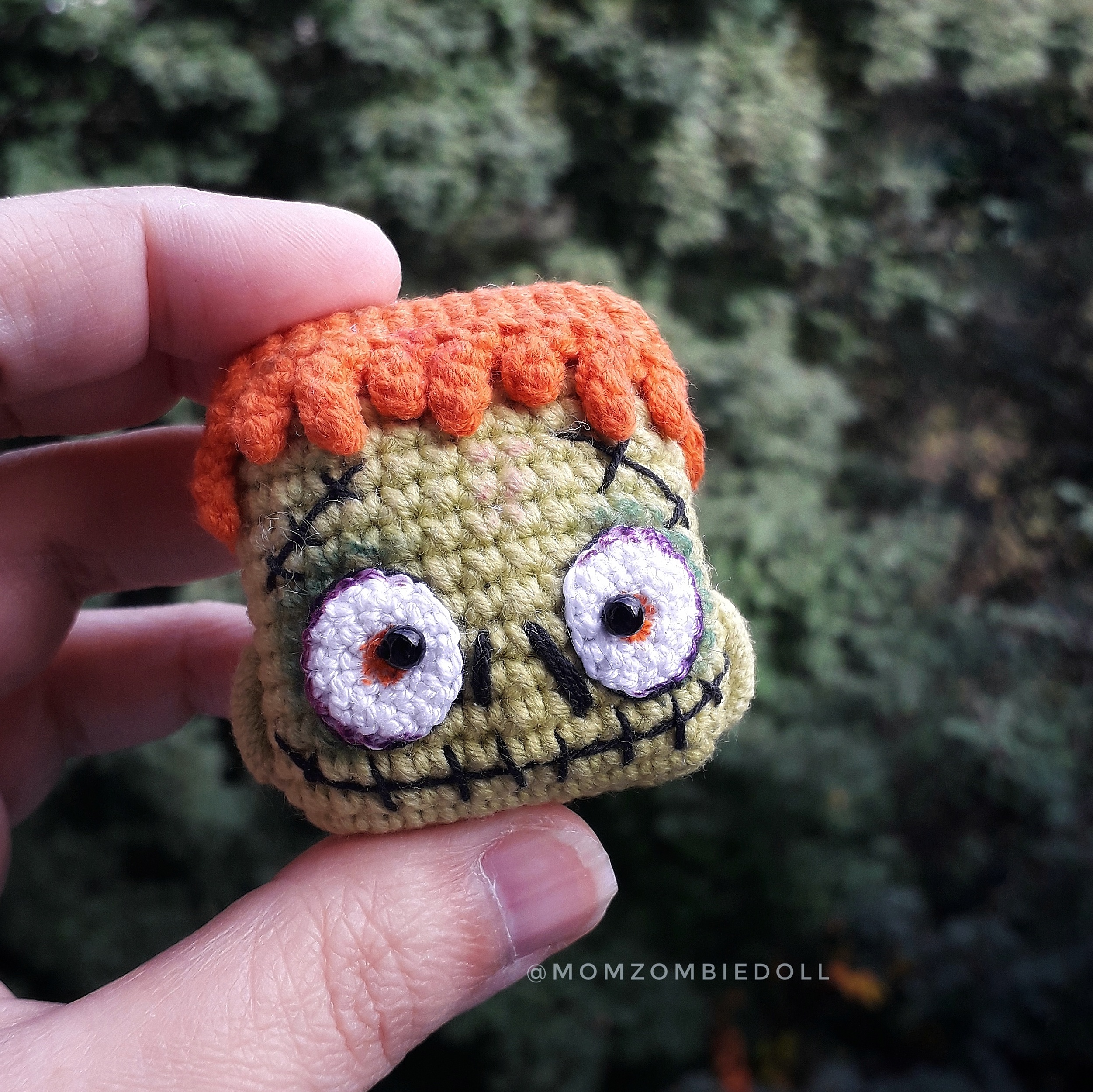 Zombie Face Crochet pattern amigurumi monster toy momzombiedoll 2 20210905 140821 01 011
