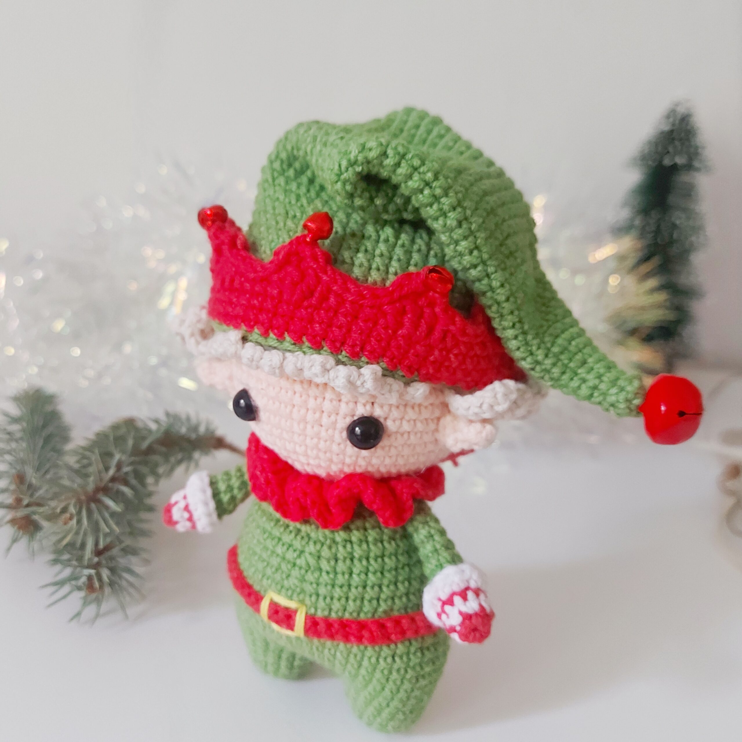 Kit de crochet elfe ancre et père Noël 