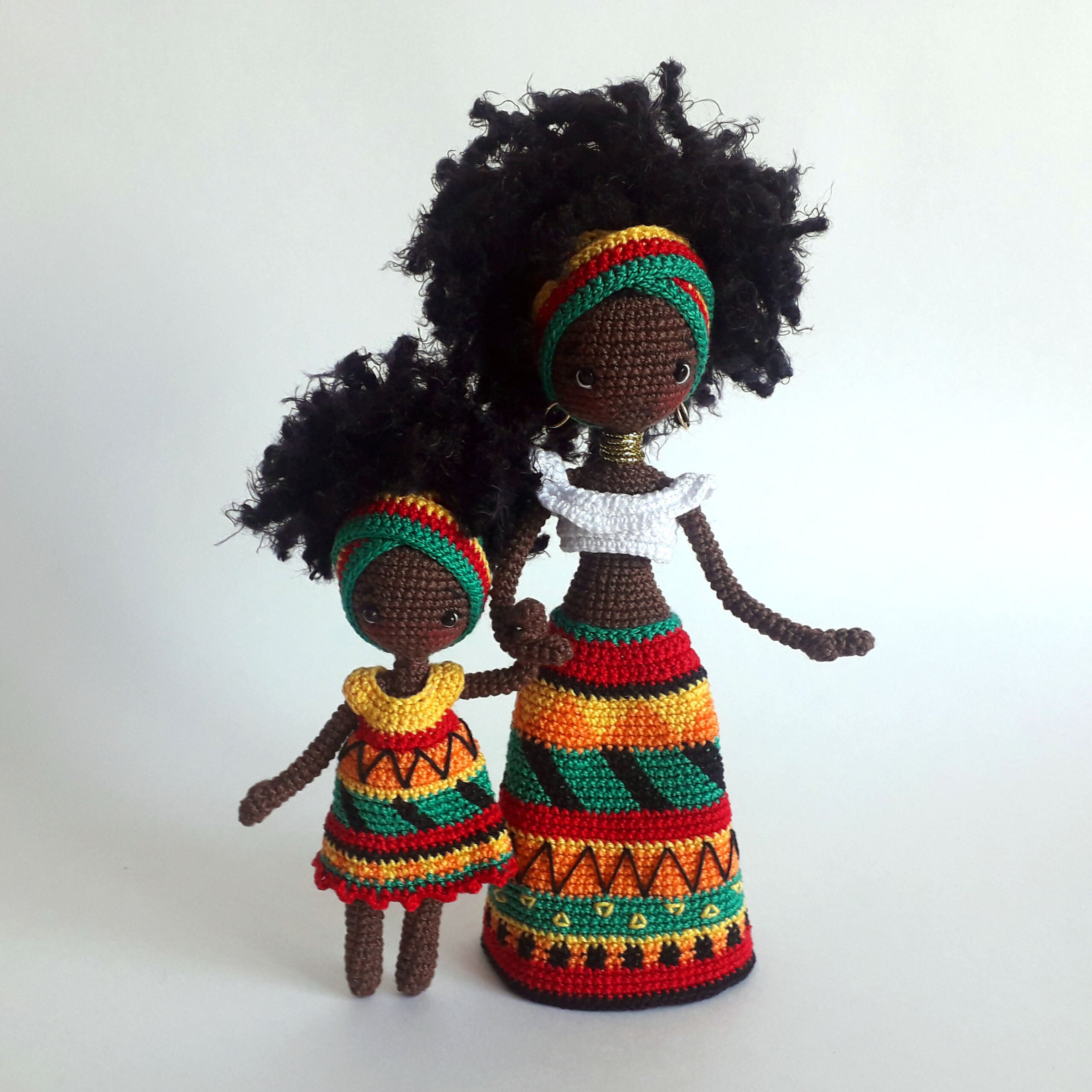 Black crochet dolls online