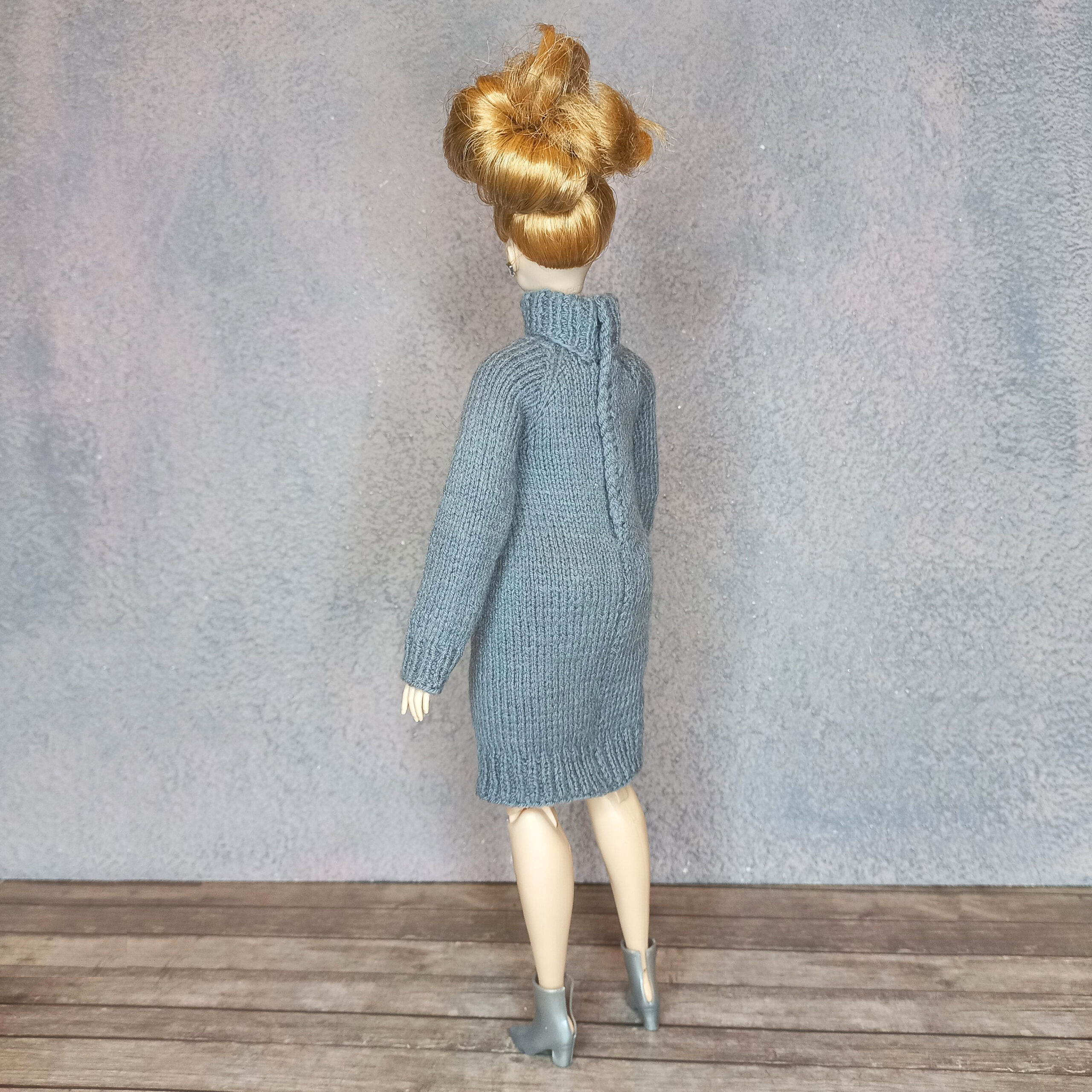 Knitting pattern Sweater for Barbie curvy doll 3 Knitting pattern Sweater for Barbie curvy doll
