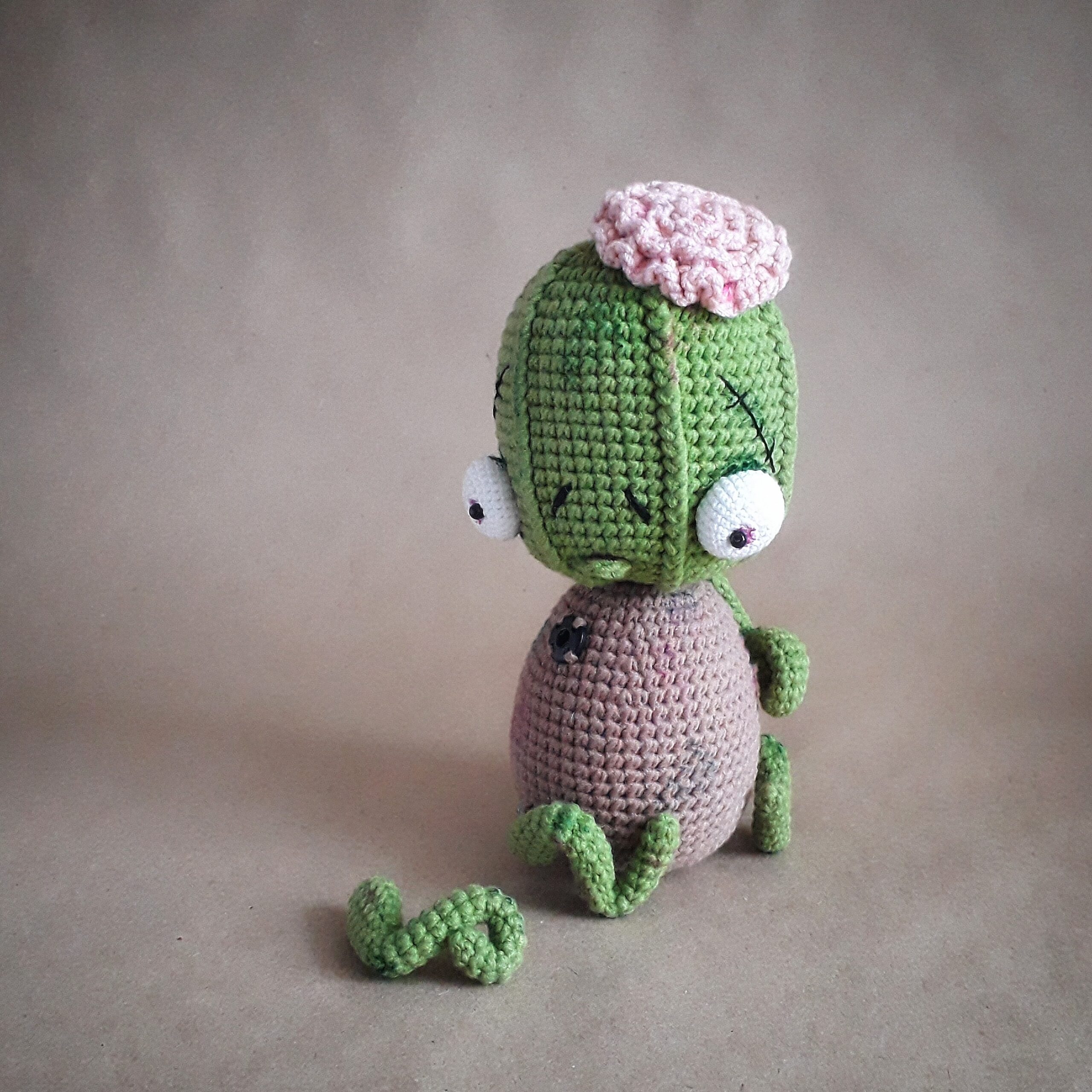 Crazy CACTUS Crochet pattern amigurumi zombie toy momzombiedoll 7 Crazy CACTUS Crochet pattern
