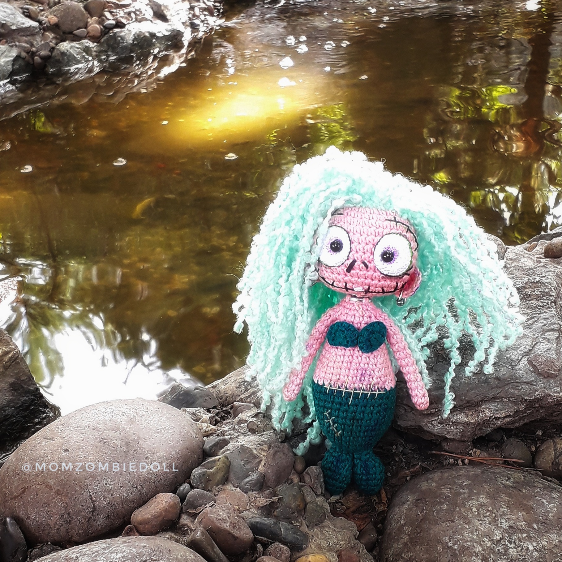 Zombie MERMAID Crochet pattern amigurumi toy momzombiedoll 1 20220108 220705