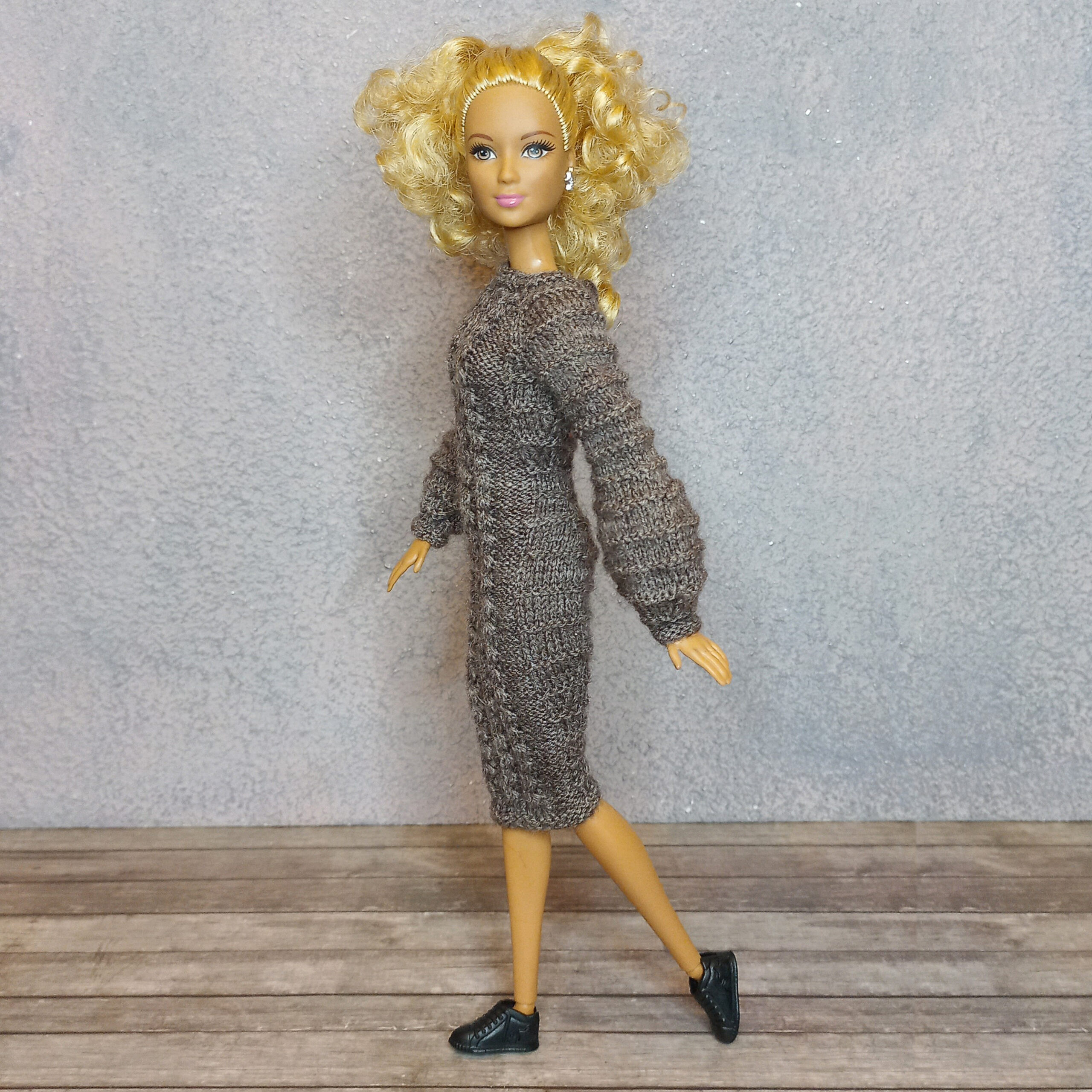 Knitting Pattern Dress for Barbie doll 32 Knitting Pattern Dress for Barbie doll