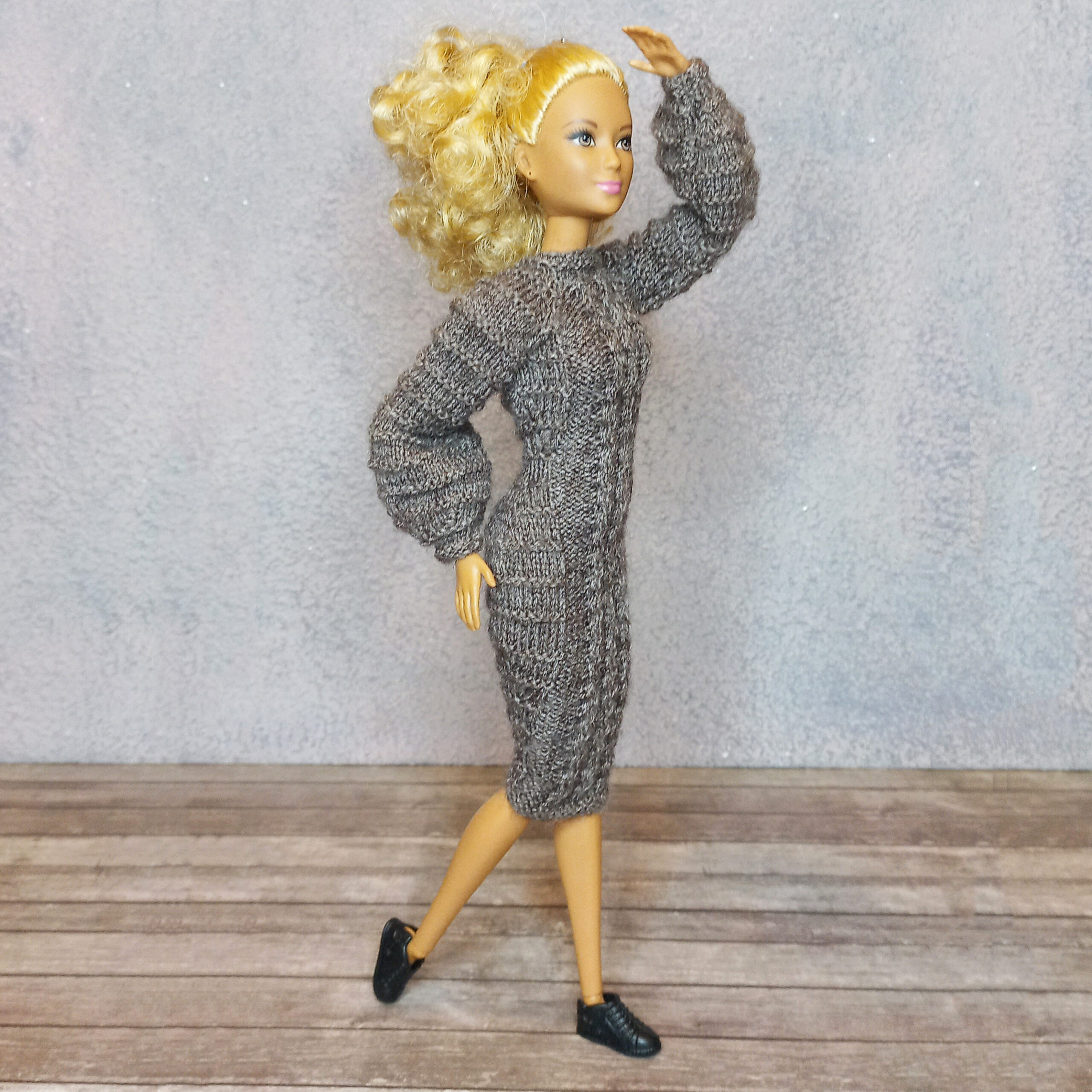 Knitting Pattern Dress for Barbie doll 30 Knitting Pattern Dress for Barbie doll
