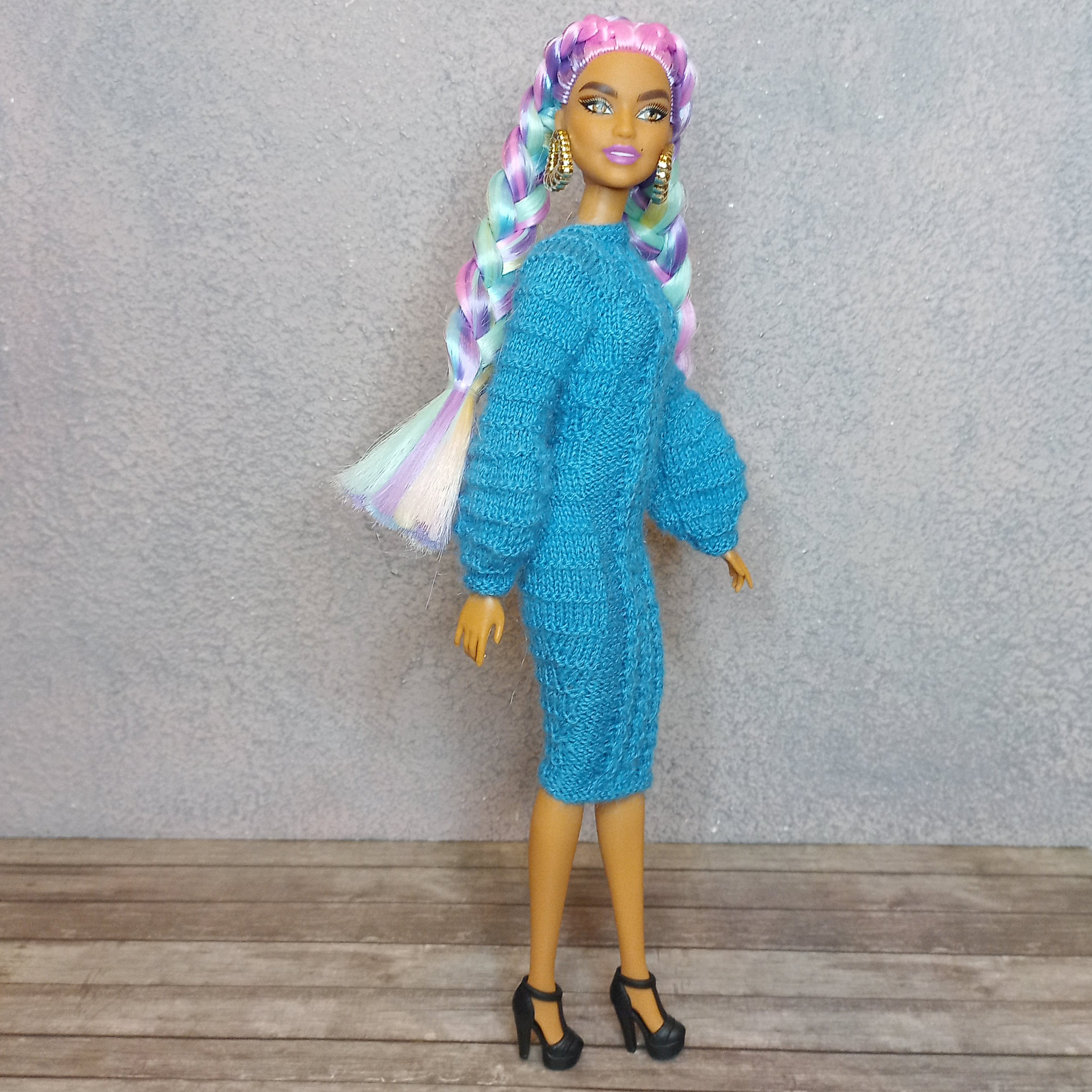 Knitting Pattern Dress for Barbie doll 22 Knitting Pattern Dress for Barbie doll