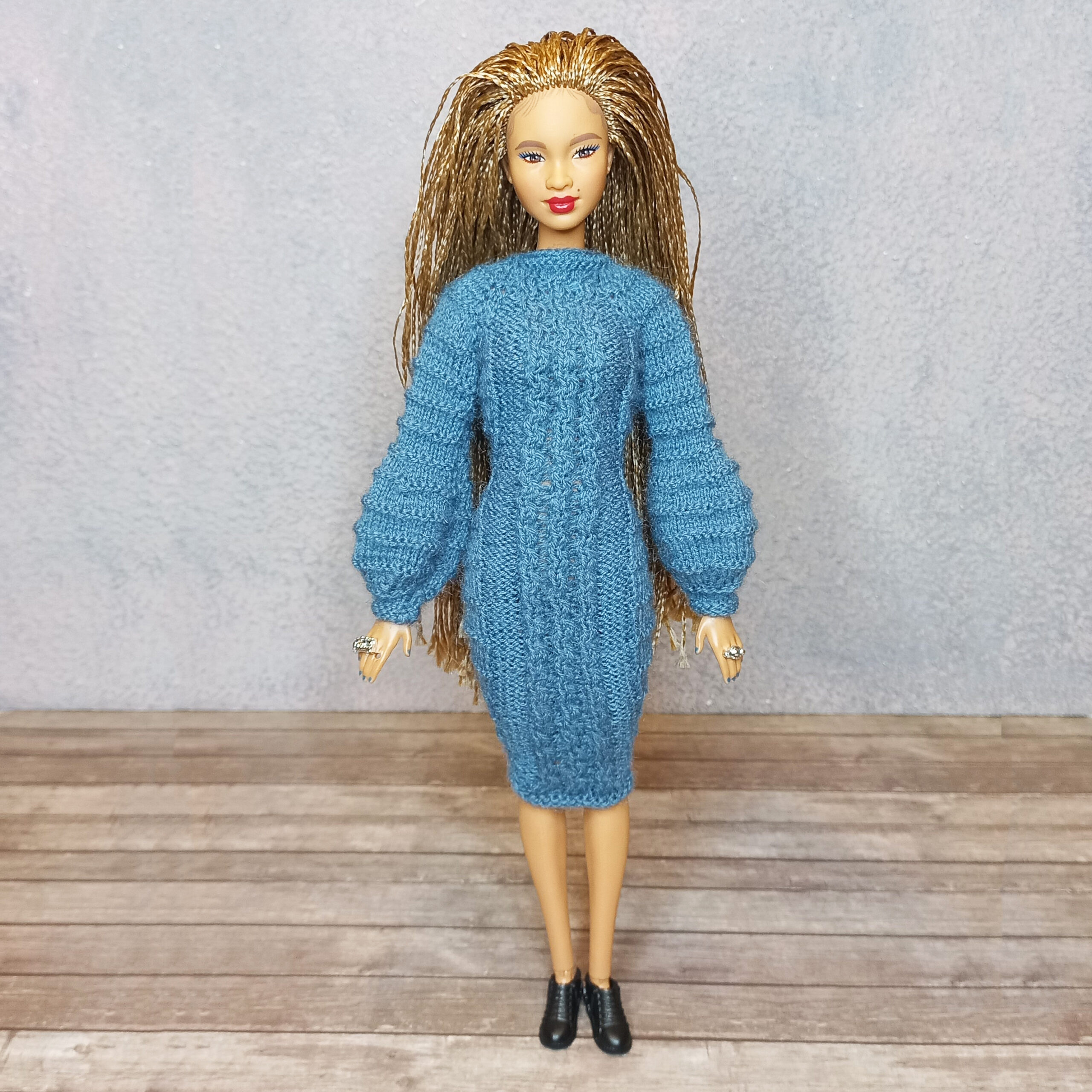 Knitting Pattern Dress for Barbie doll 17 Knitting Pattern Dress for Barbie doll