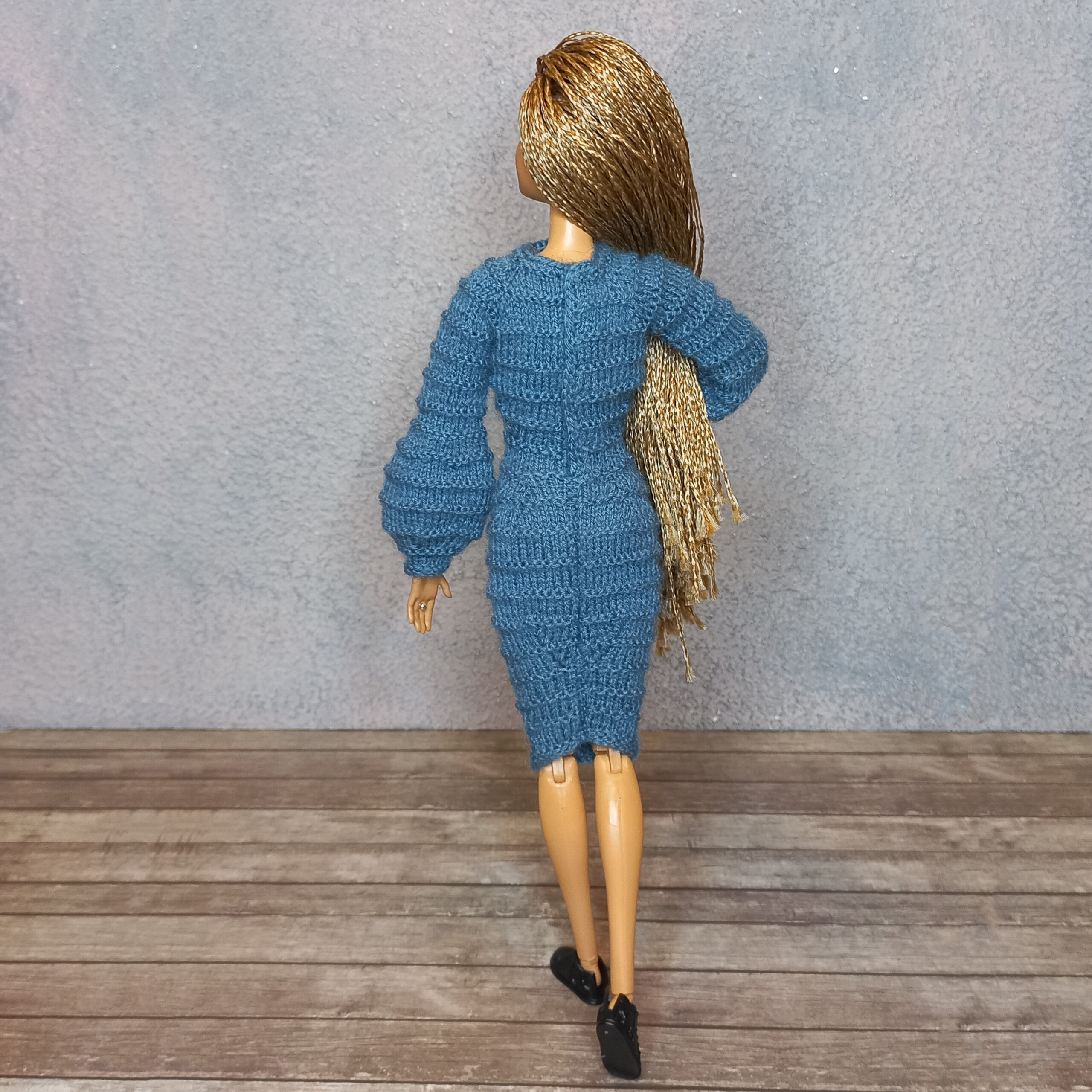Knitting Pattern Dress for Barbie doll 14 Knitting Pattern Dress for Barbie doll